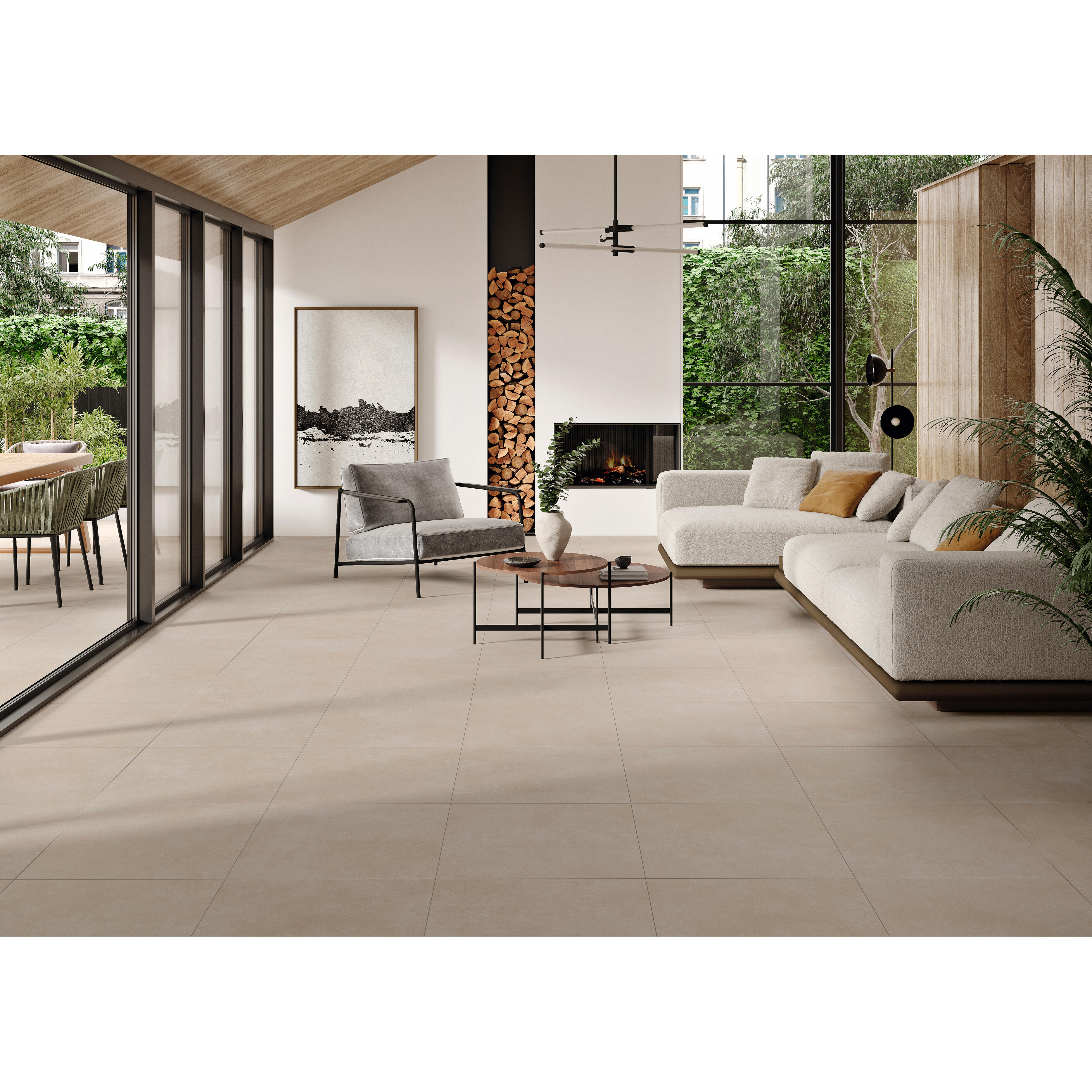 SUELO PORCELÁNICO 59.5X59.5CM BOMBAI SAND - 2