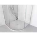PLATO DE DUCHA SEMICIRCULAR BLANCO 90X90CM - 1