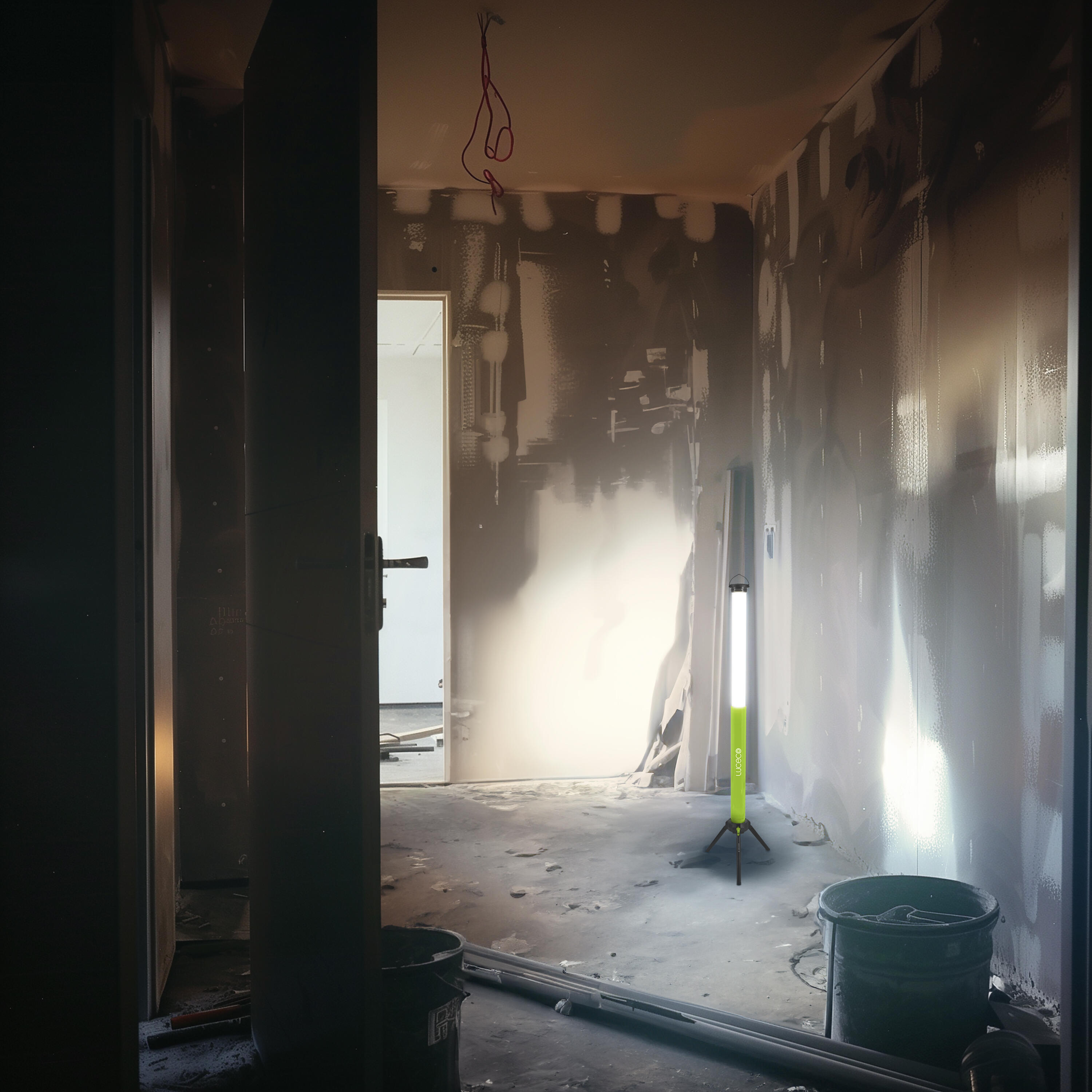 PROYECTOR PORTÁTIL TALLER CON BATERÍA 1500LM 20W CON ILUMINACION 360º Y TRÍPODE - 3