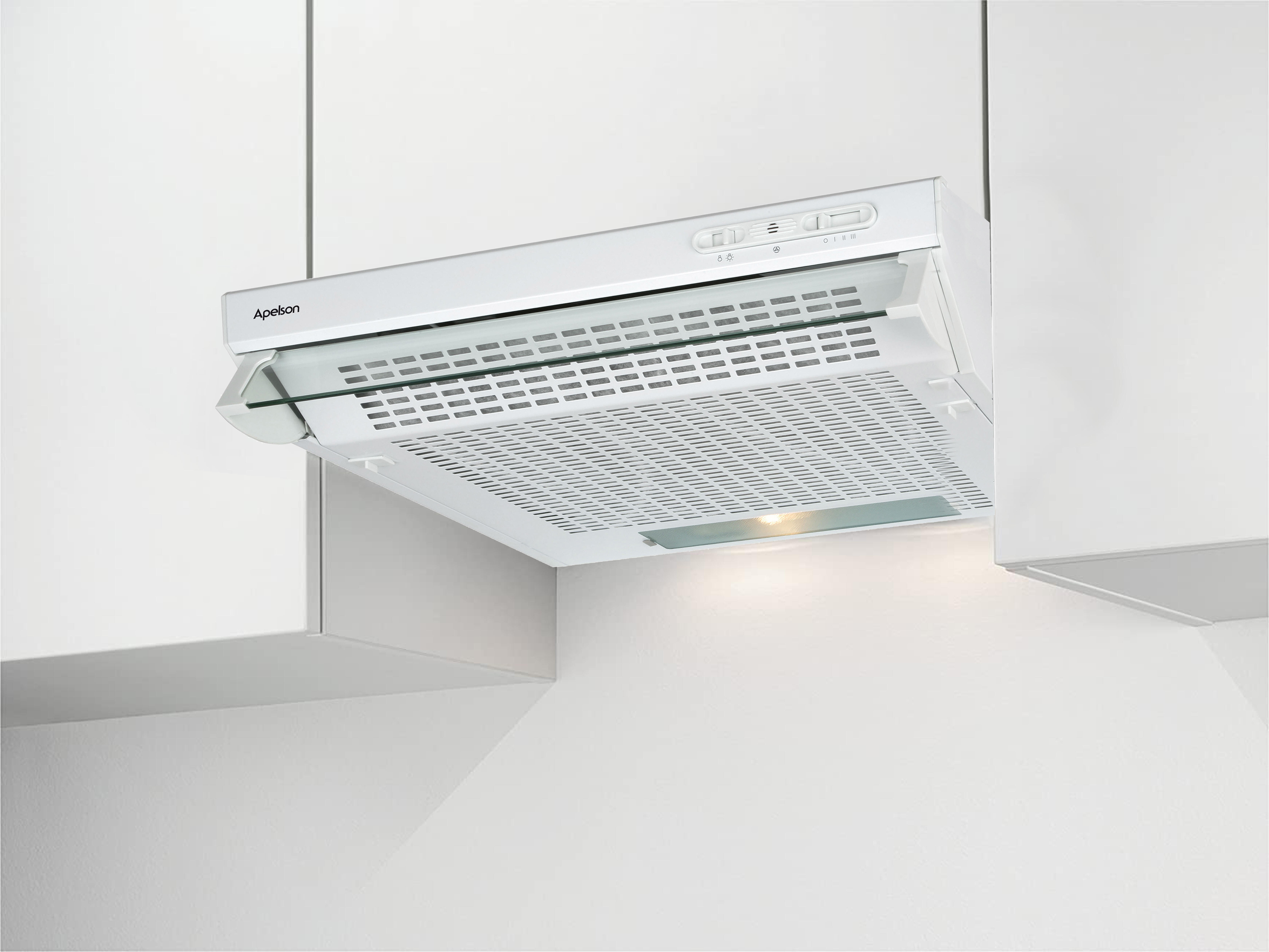 CAMPANA COCINA BAJO MUEBLE 60 CM COLOR BLANCO APELSON AIR 102 II - 2