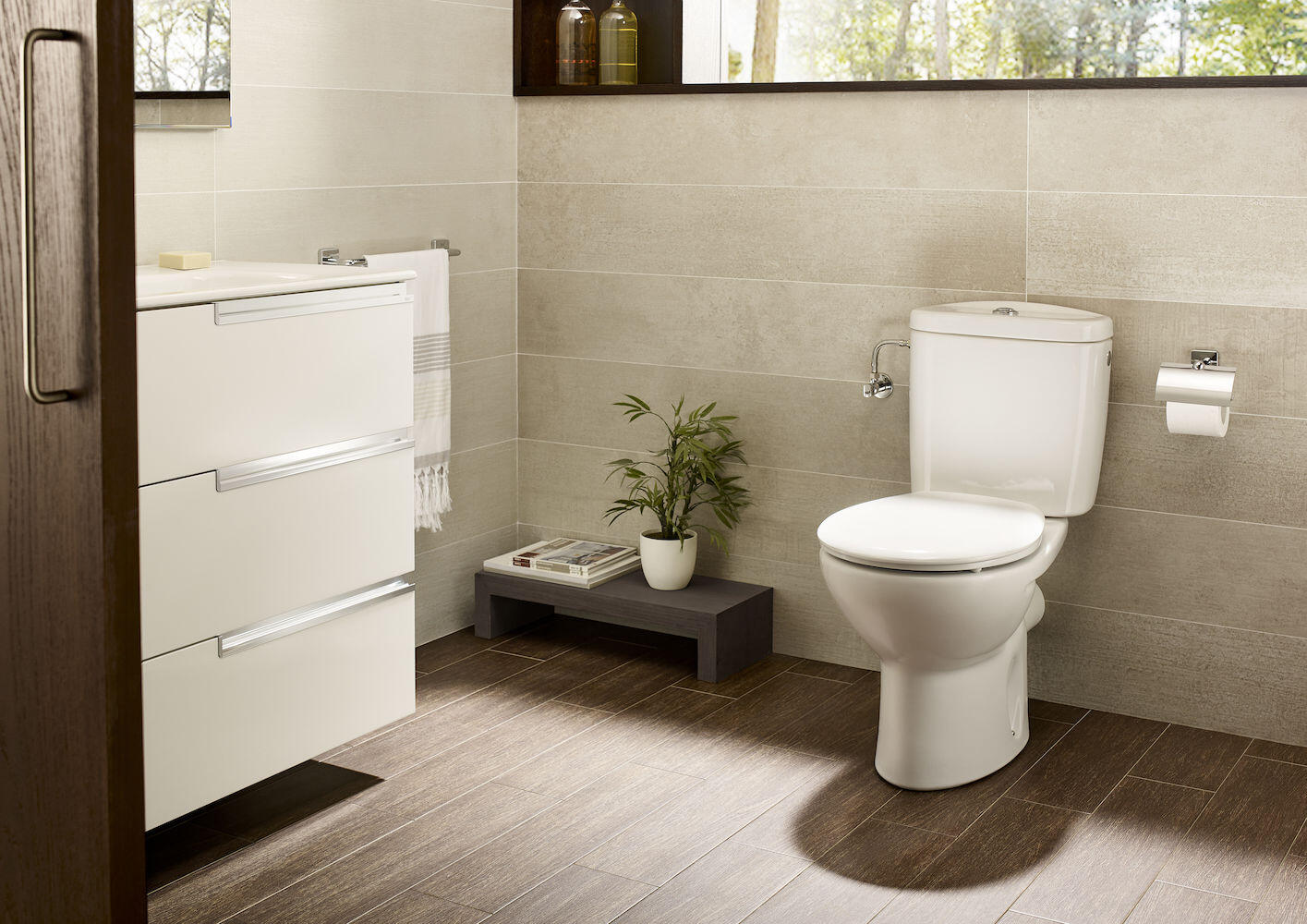 TAZA INODORO ROCA NORA SALIDA HORIZONTAL - 3