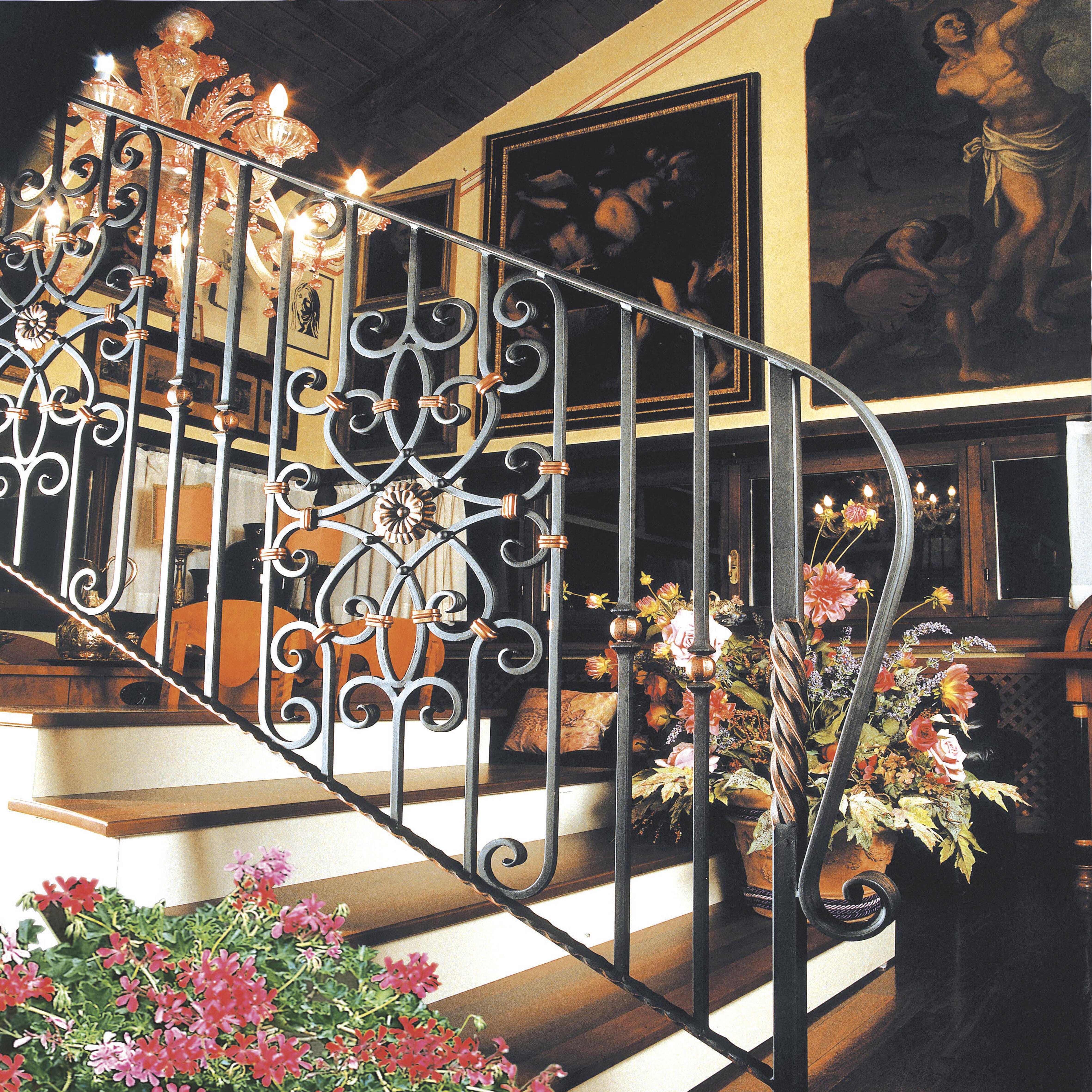 PASAMANOS DE HIERRO FORJADO 8X40MM 3M - 2