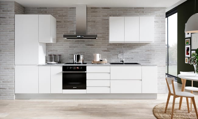 REGLETA PARA MUEBLE DE COCINA MALLORCA BLANCO BRILLO MDF 10X60CM - 1