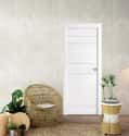 PUERTA INTERIOR EN BLOCK LACADA BLANCA ALMA 62,5 CM DERECHA - 2