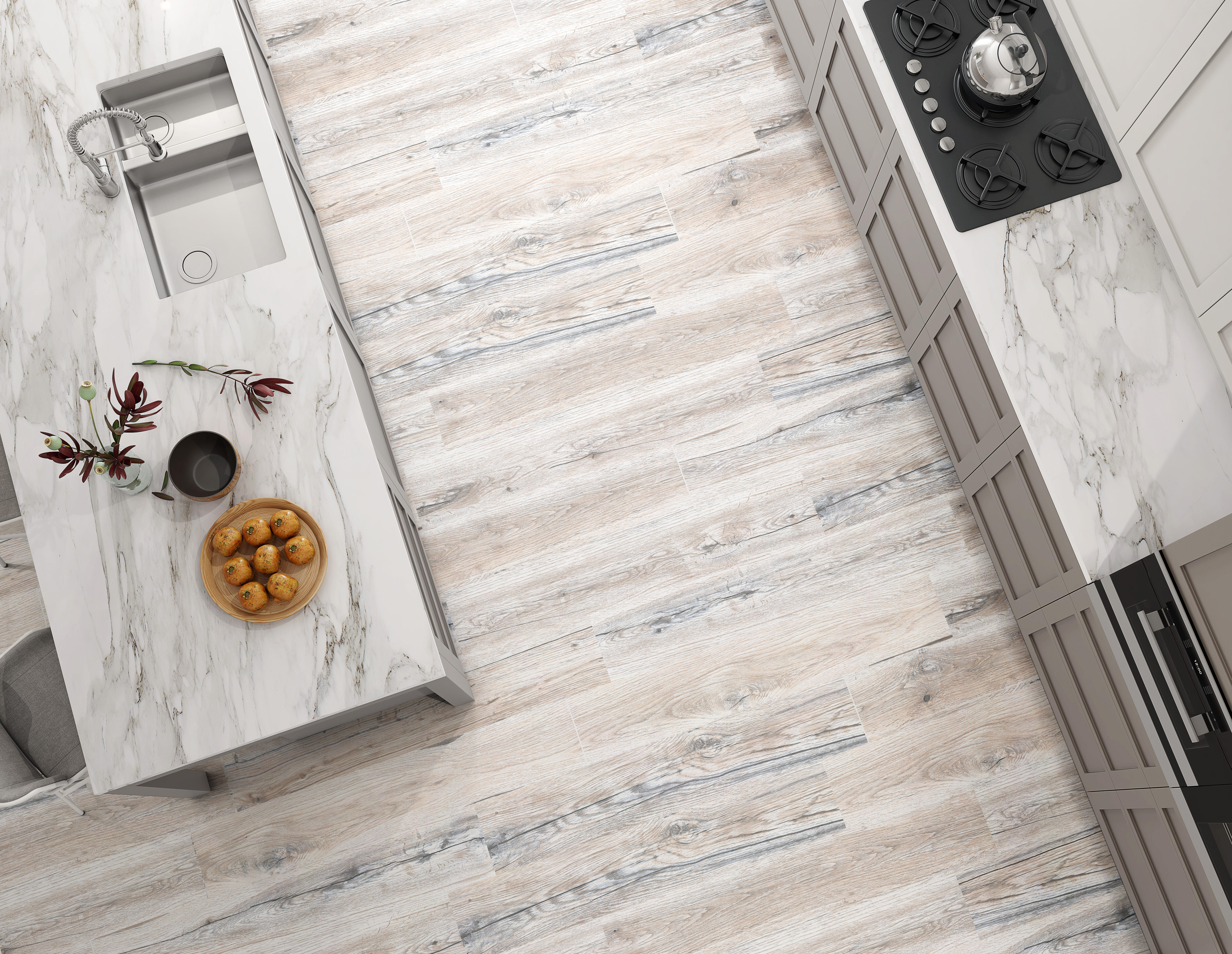 SUELO PORCELÁNICO 23X120CM ARTANA BLANCO - 5