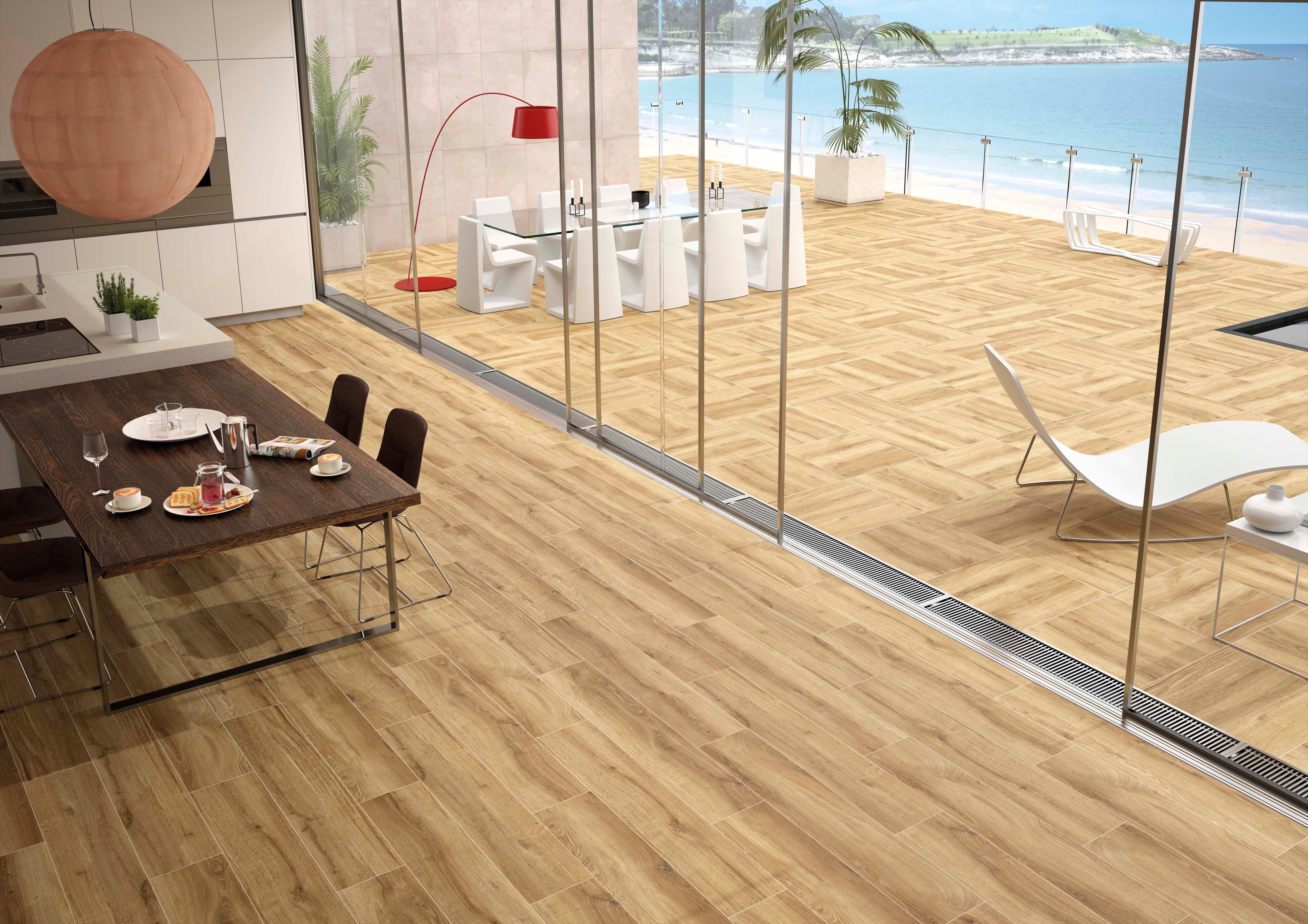 SUELO PORCELÁNICO 23X120CM LIMEWOOD ROBLE - 4