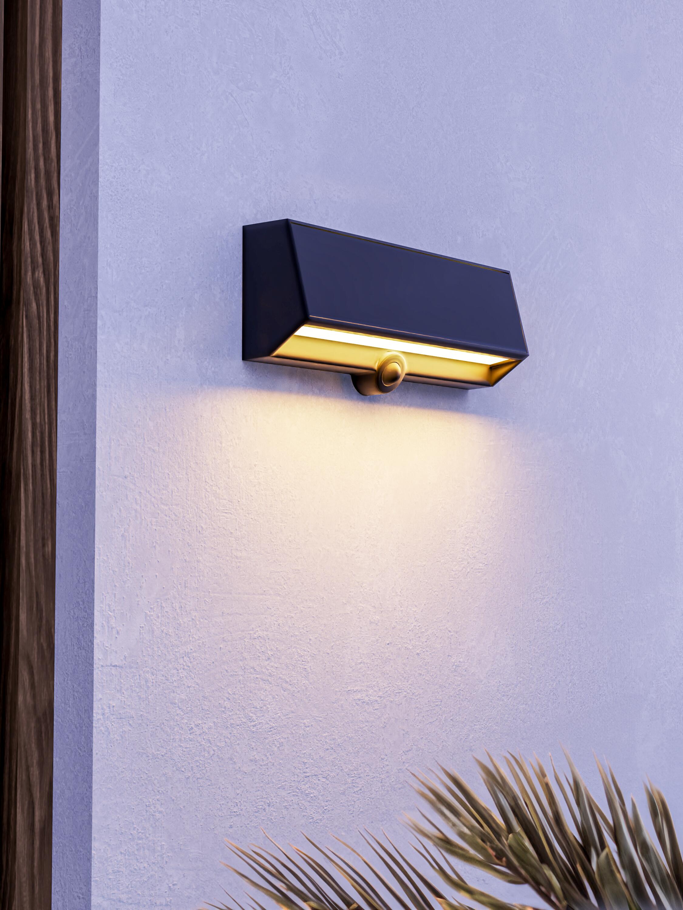 APLIQUE LED SOLAR GROVE 6,3W NEGRO LUZ NEUTRA - 3