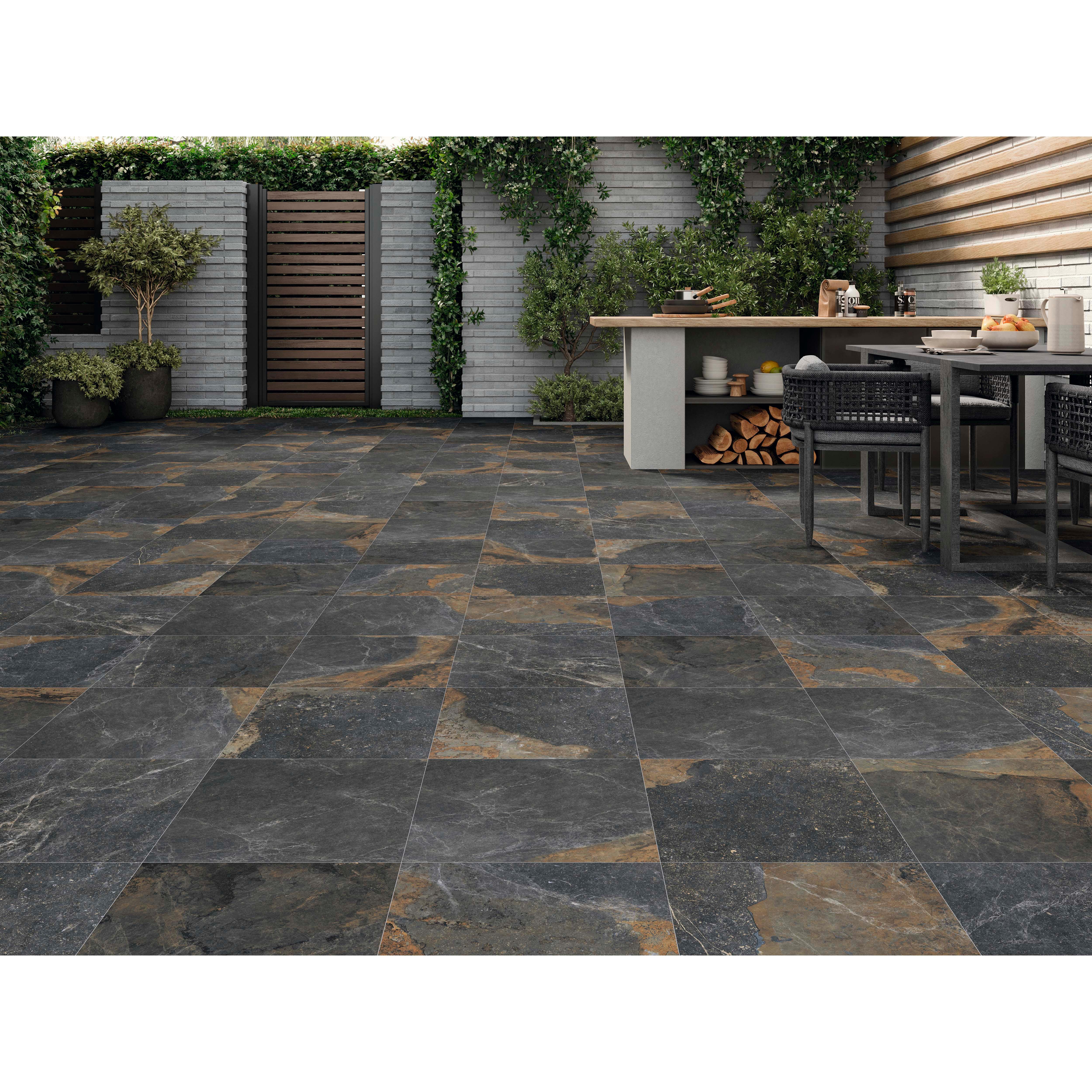 BALDOSA EXTERIOR  PORCELÁNICO 45X45CM SALOR NATURAL - 2