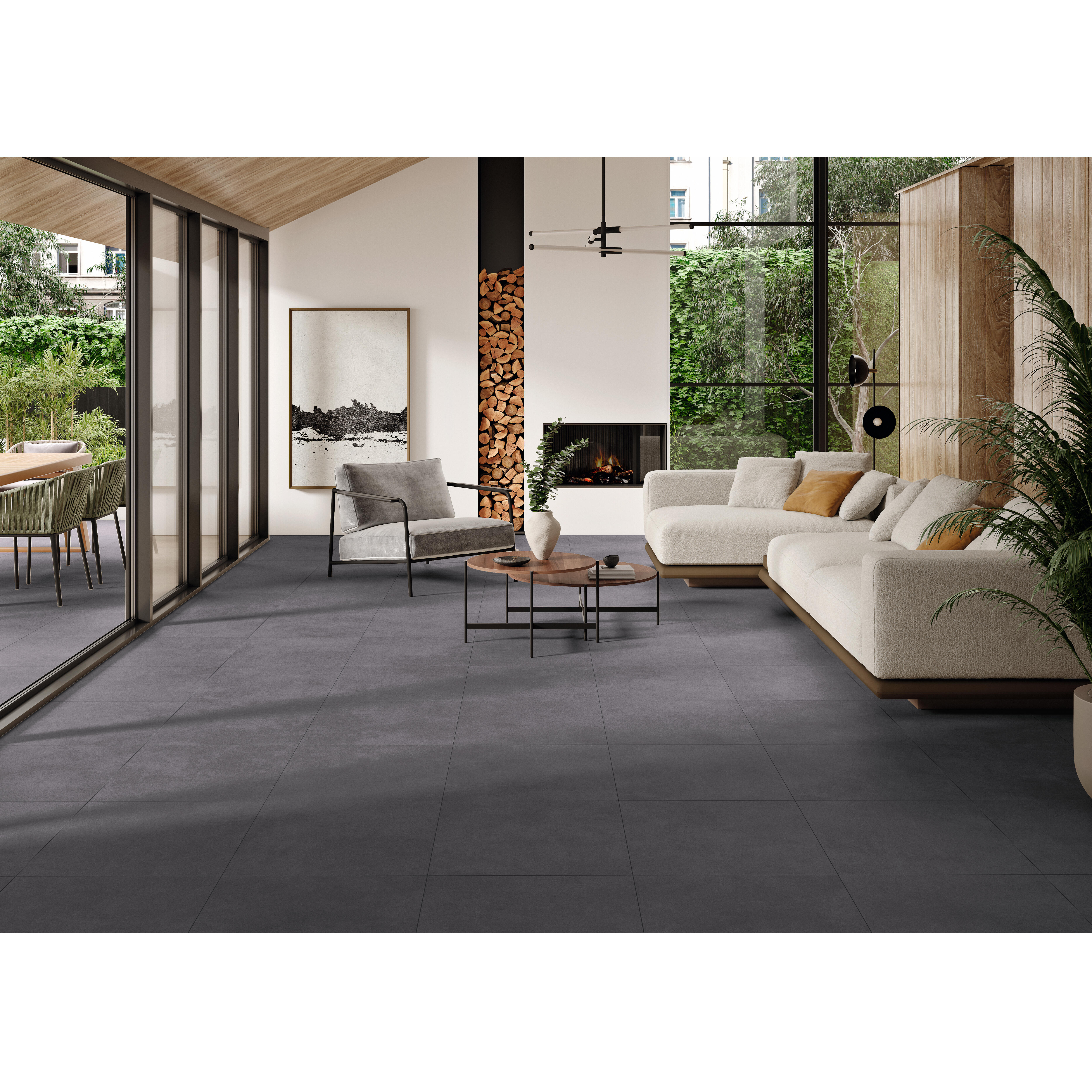 SUELO PORCELÁNICO 59.5X59.5CM  NEPAL GRAFITO - 2