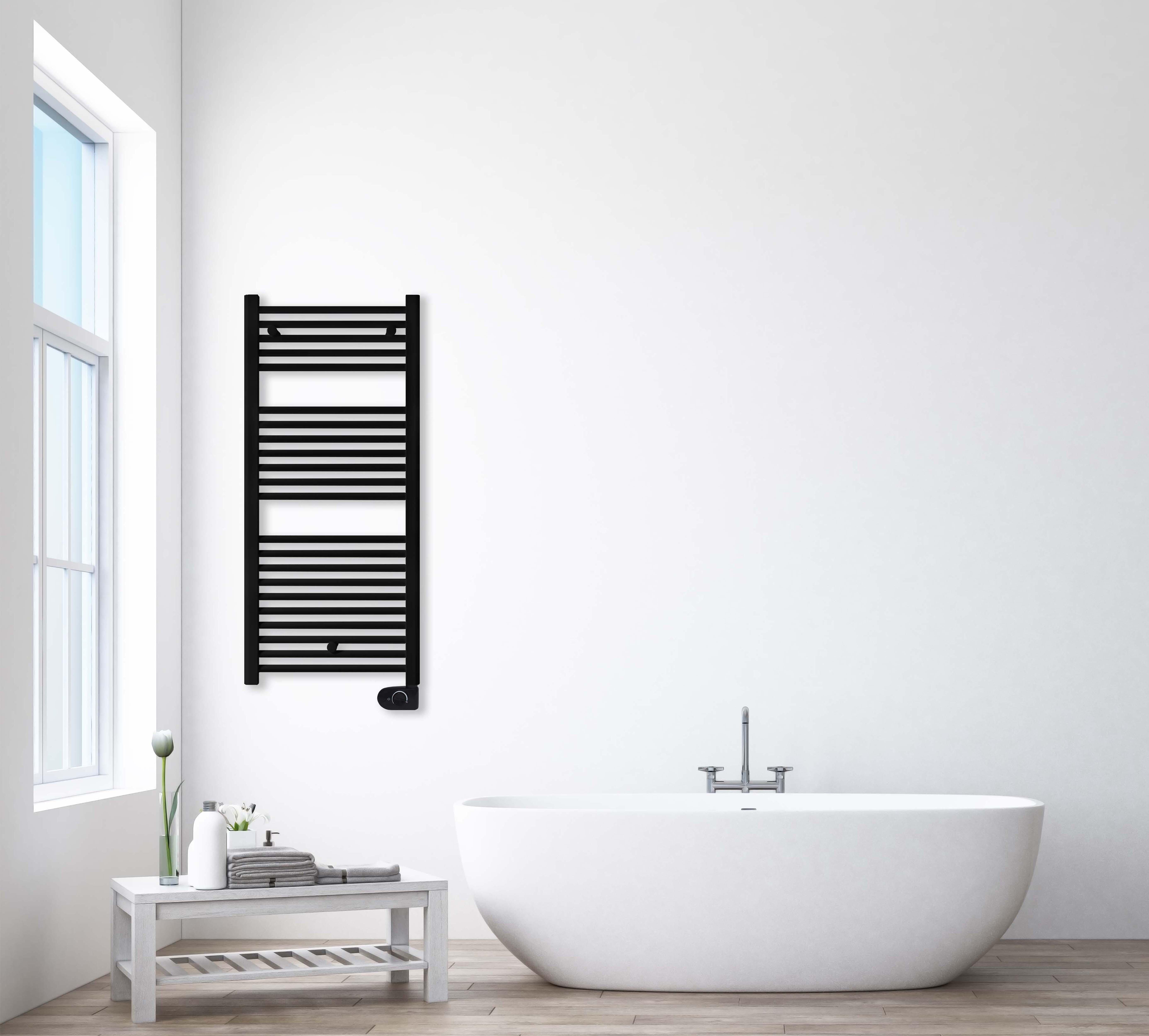 TOALLERO ELECTRICO 700W NEGRO MATE - 3