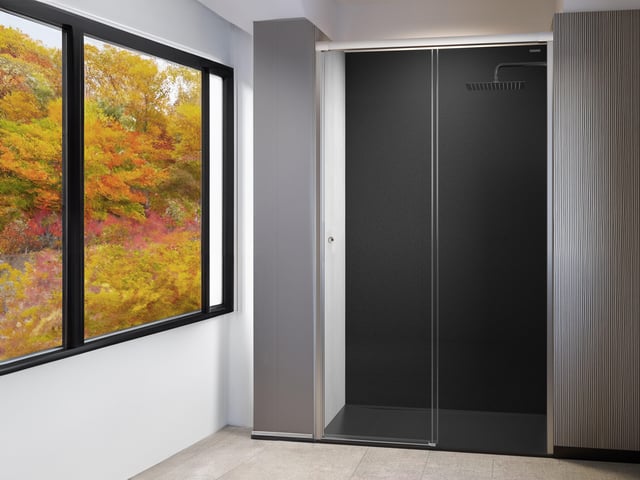 MAMPARA DE DUCHA FRONTAL CORREDERA DUSCHOLUX D0 PRO 140X200CM CROMO