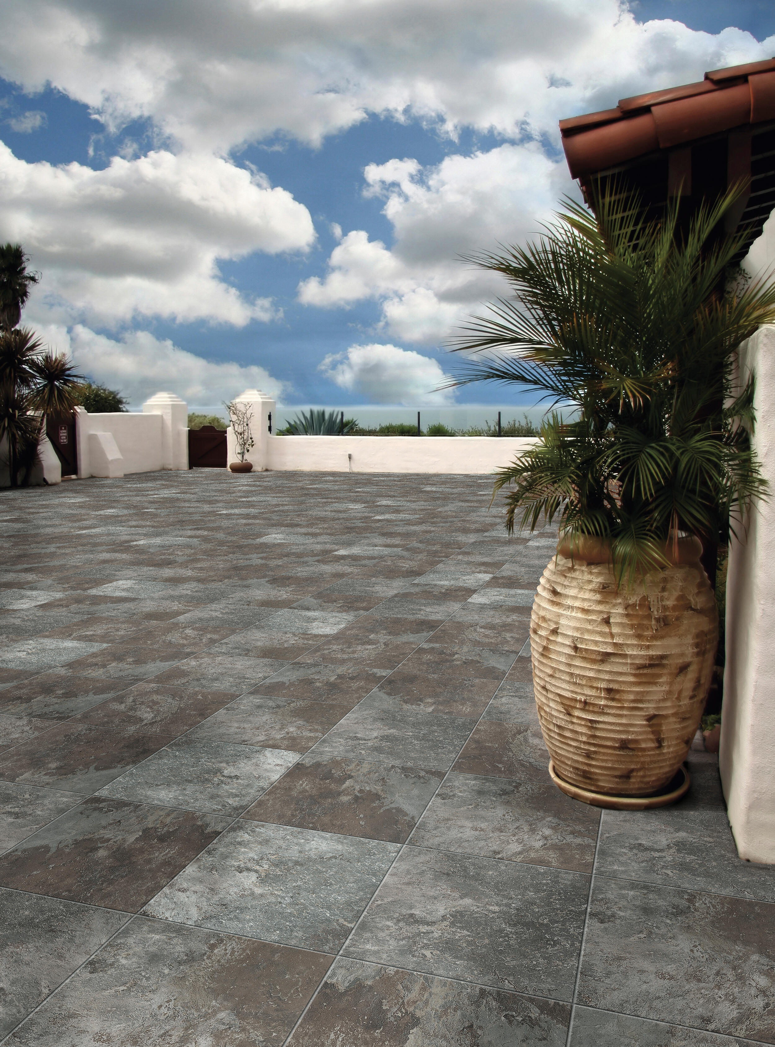 BALDOSA EXTERIOR GRES ESPESORADO 33.3X33.3CM RAYASTHAN PIZARRA - 5