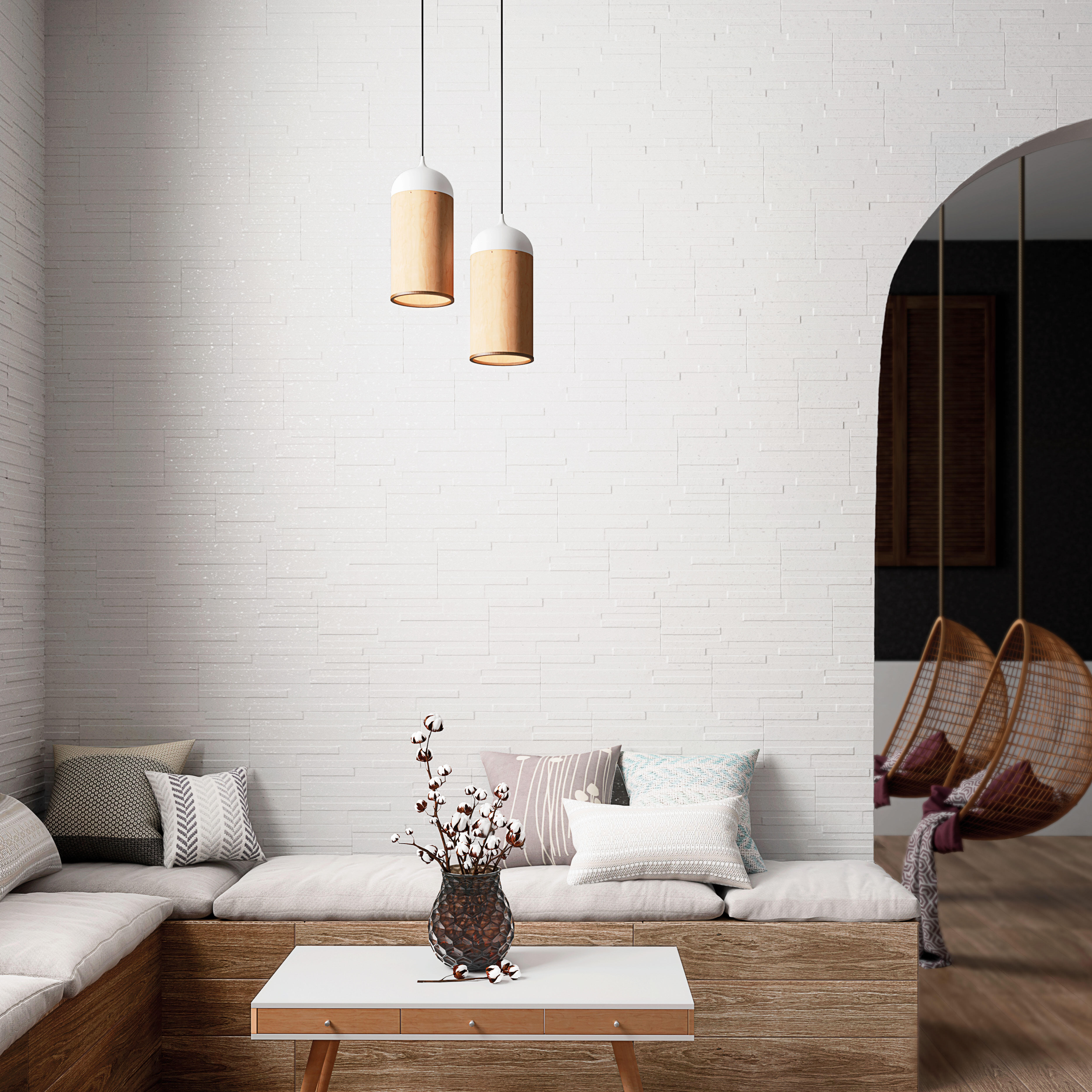 REVESTIMIENTO PORCELÁNICO 17X52CM. HIMALAYA BLANCO - 2