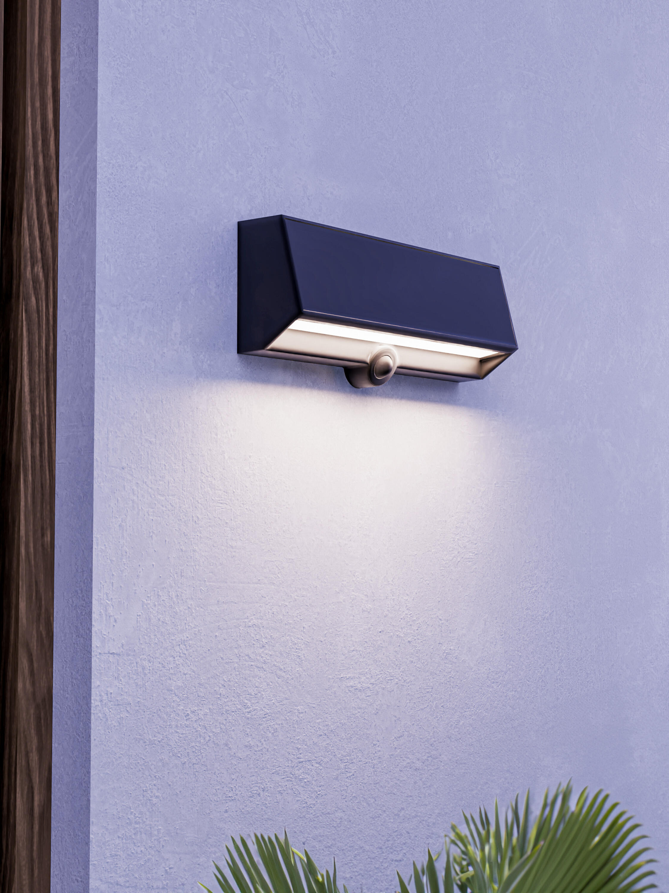 APLIQUE LED SOLAR GROVE 6,3W NEGRO LUZ NEUTRA - 2