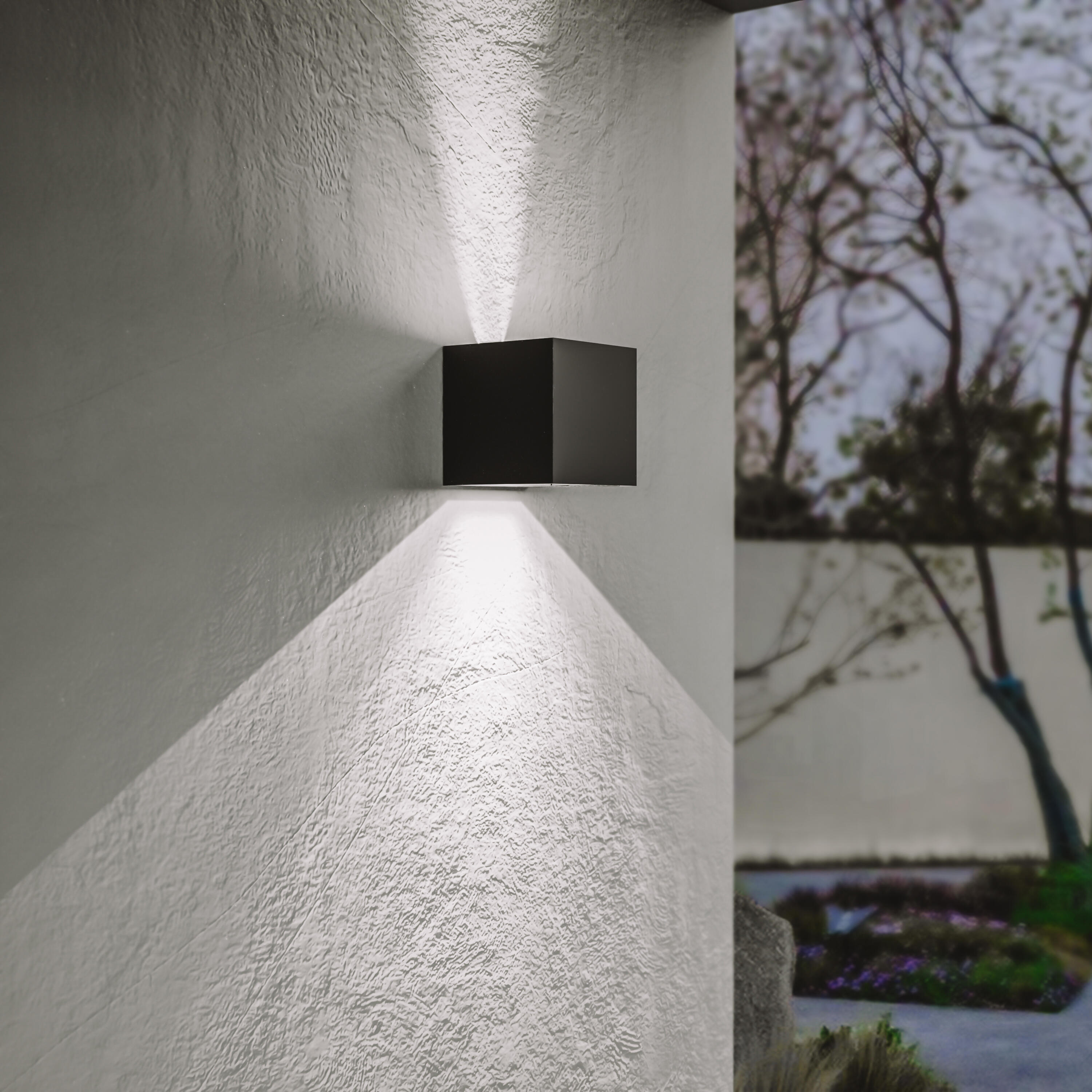 APLIQUE DE PARED LED EXTERIOR DE SUPERFICIE 7.1W ANTRACITA IP44 AXIS - 3