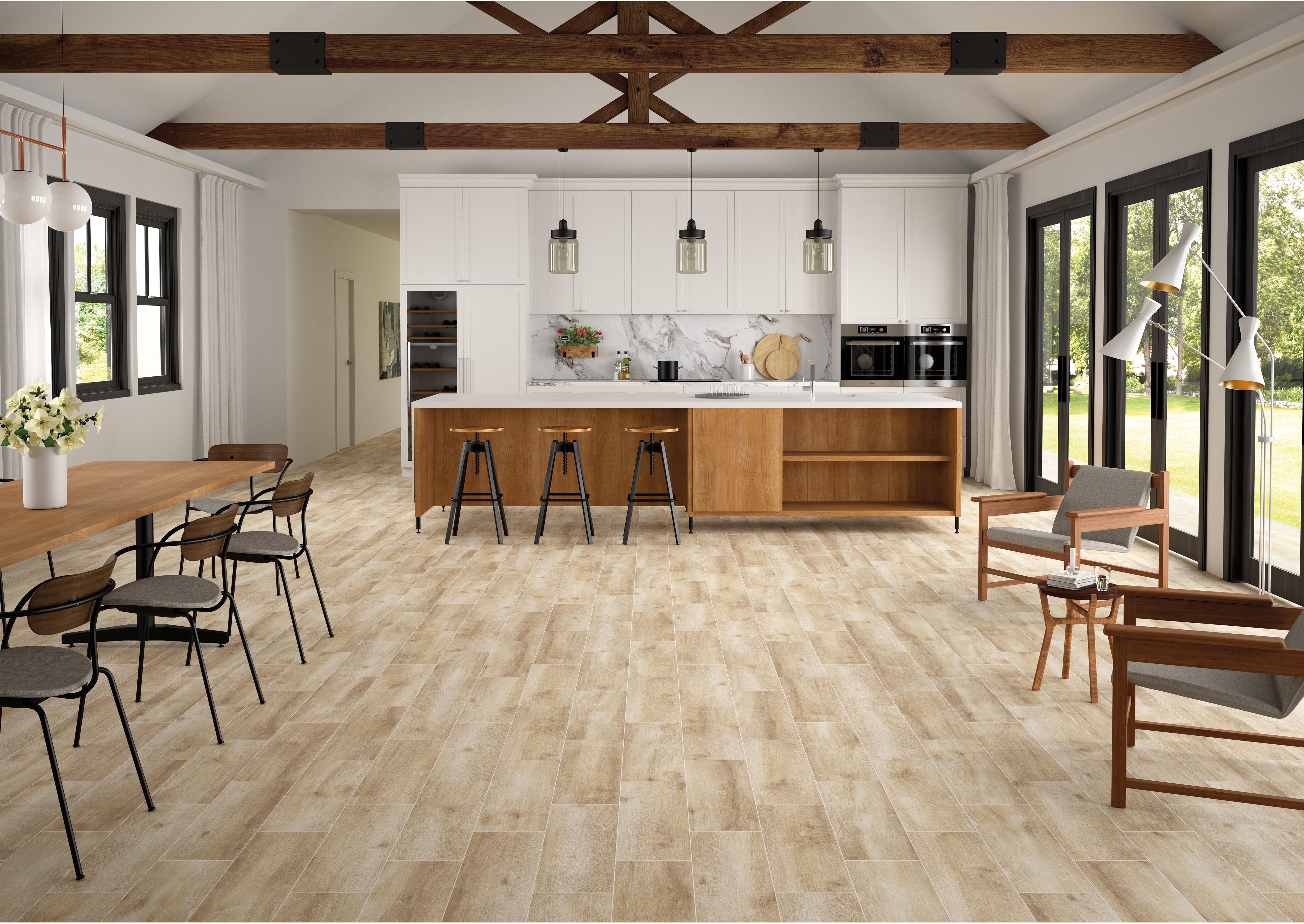 SUELO CERÁMICO INTERIOR  20.5X61.5CM MARLEN BEIGE - 4