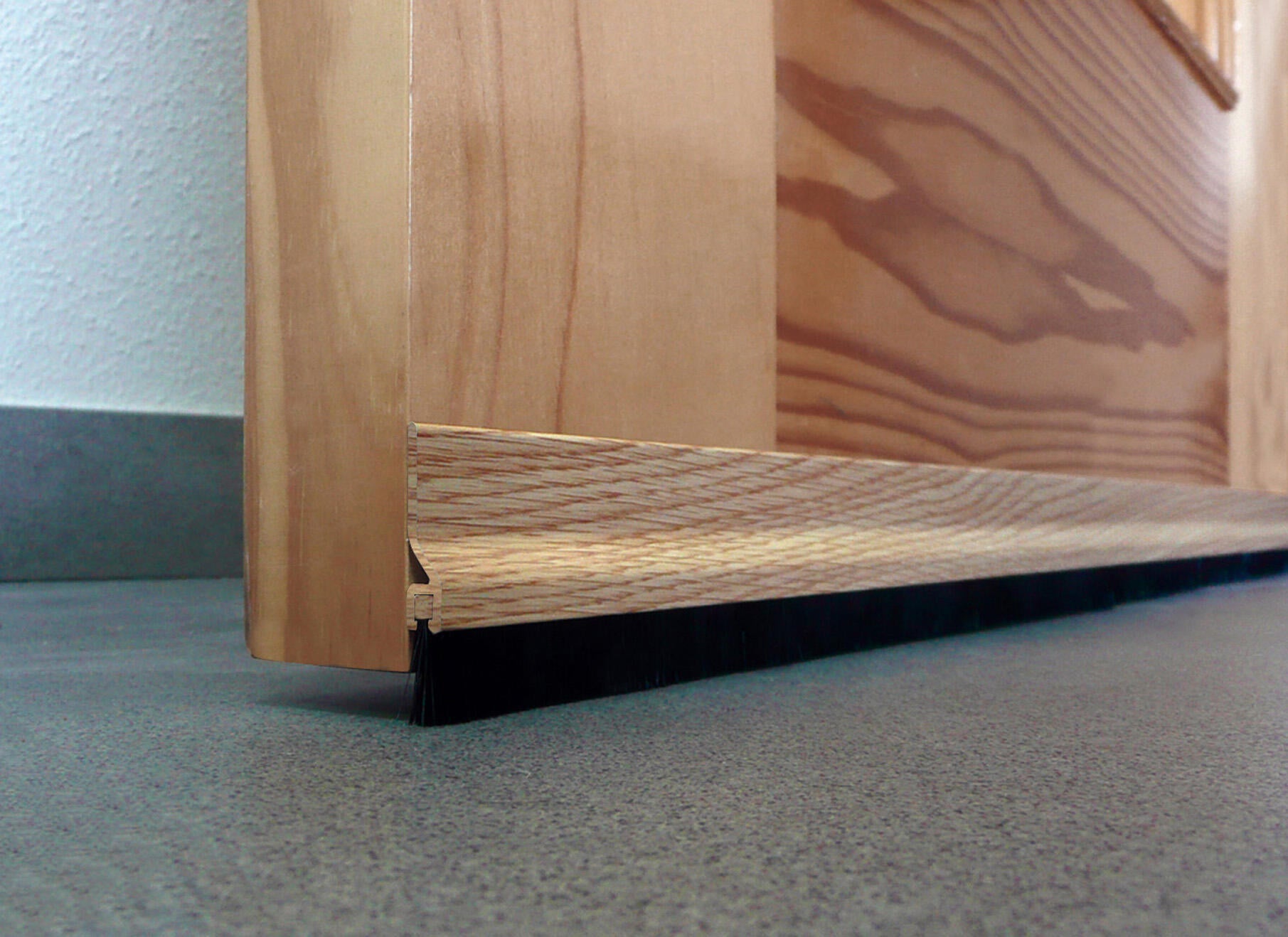 BURLETE ADHESIVO PUERTA ROBLE 92CM ALUMINIO EXTERIOR BURCASA - 2