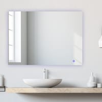 ESPEJO DE BAÑO CON LUZ LED RETRO 120X80CM - 1