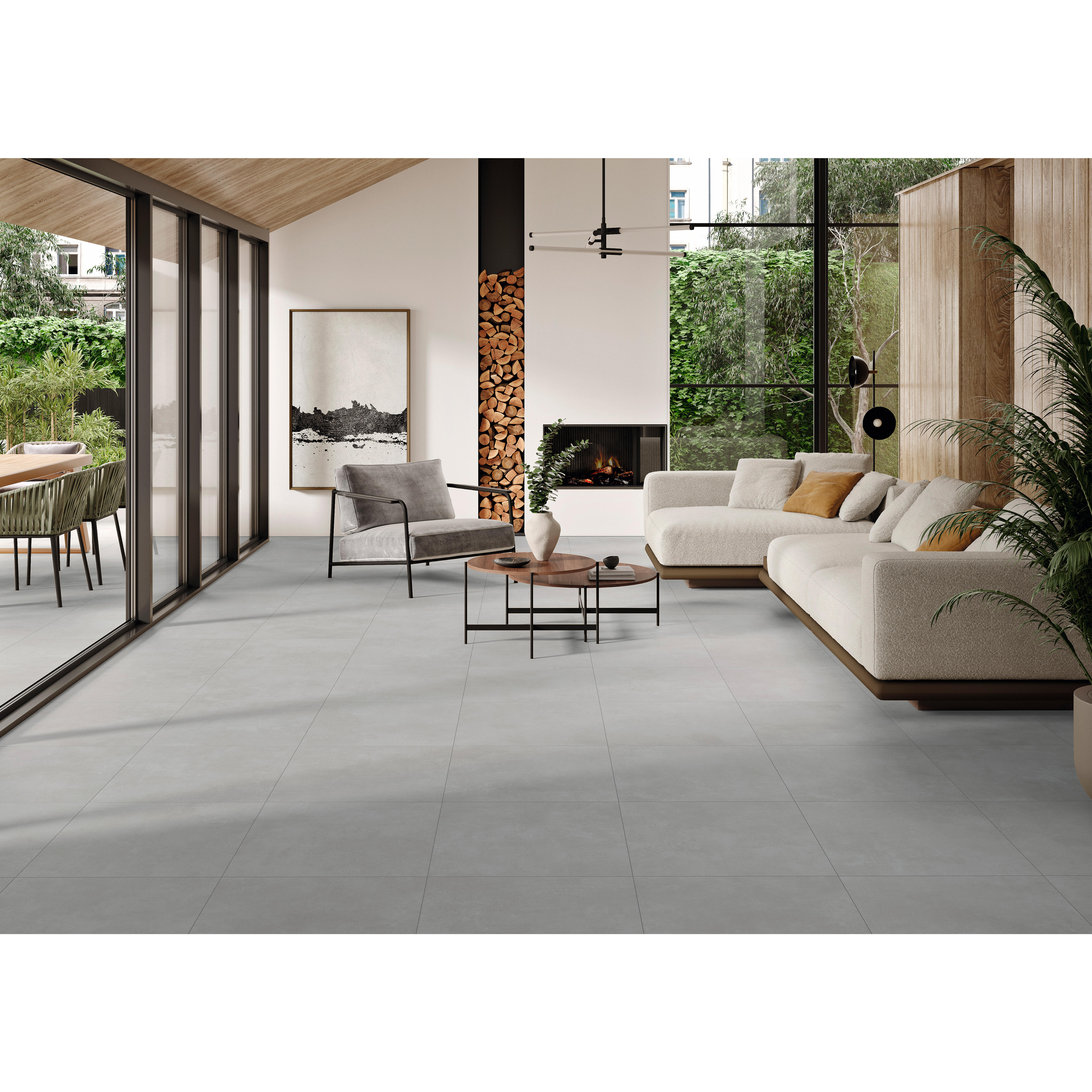 SUELO PORCELÁNICO 59.5X59.5CM INDIRA GREY - 2