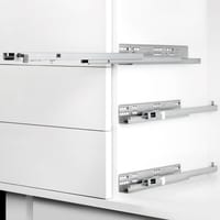GUÍA PARA CAJÓN 45CM GALVANIZADA FIJACION OCULTA - 3