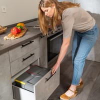 TIRADOR MUEBLE ACERO INOXIDABLE NEGRO 1UD - 2