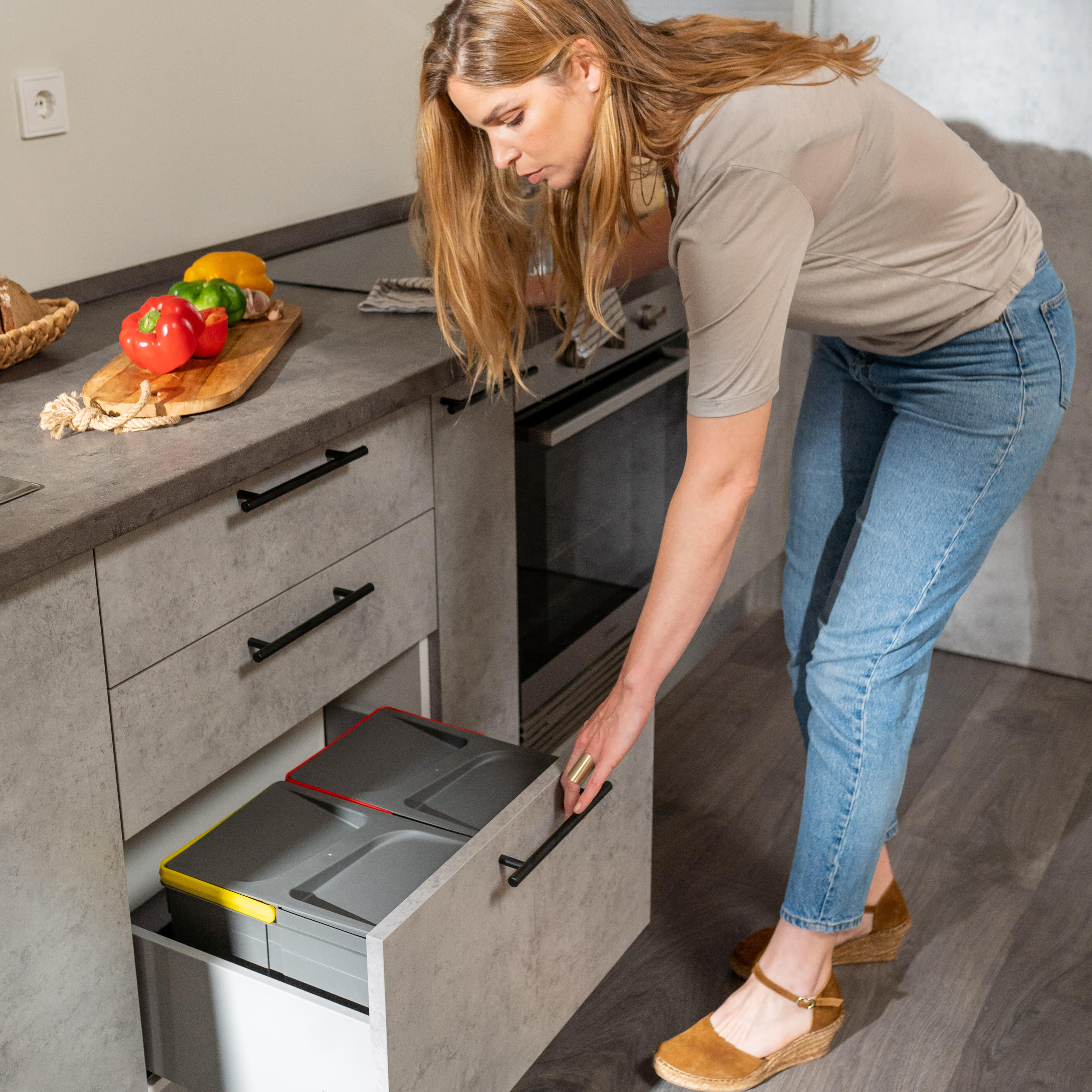 TIRADOR MUEBLE ACERO INOXIDABLE NEGRO 1UD - 2