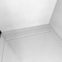 PLATO DE DUCHA RESINA VALVULA OCULTA RECTANGULAR BLANCO 80X140X3CM - 3