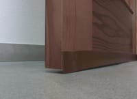 BURLETE AUTOADHESIVO PUERTA INTERIOR MARRÓN 1M PVC BURCASA - 2