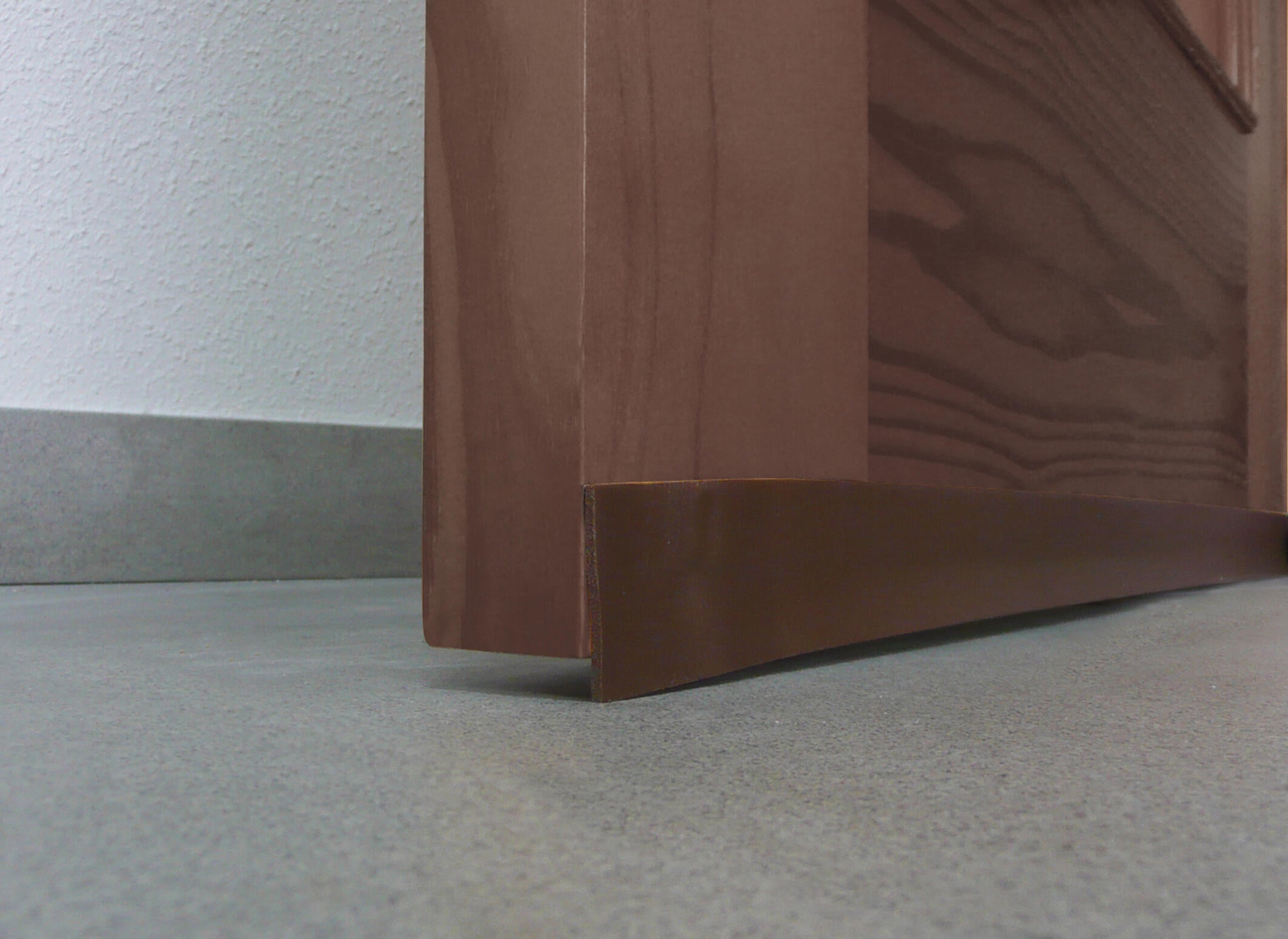 BURLETE AUTOADHESIVO PUERTA INTERIOR MARRÓN 1M PVC BURCASA - 2