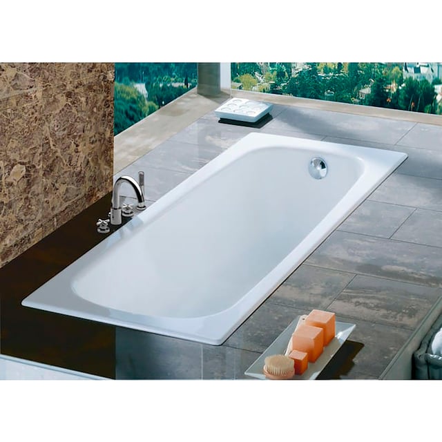 BAÑERA CHAPA DE ACERO ROCA CONTESA 120X70CM