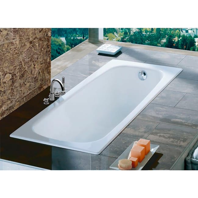 BAÑERA CHAPA DE ACERO ROCA CONTESA 120X70CM - 1
