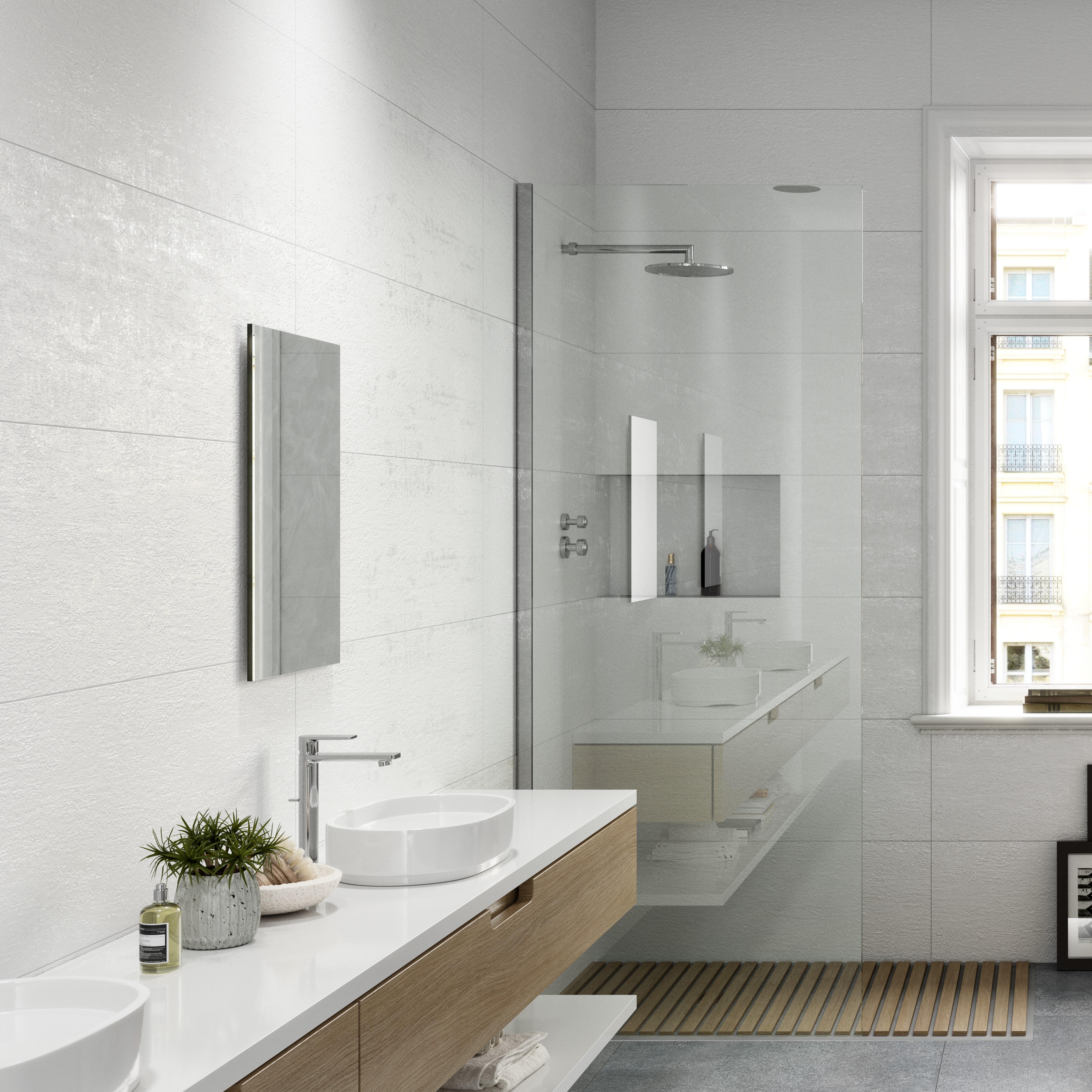 AZULEJO PASTA BLANCA 30X60 CM VISUAL 2 BLANCO - 3