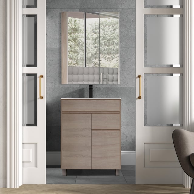 CONJUNTO MUEBLE DE BAÑO BALI CAMBRIAN 60X46CM