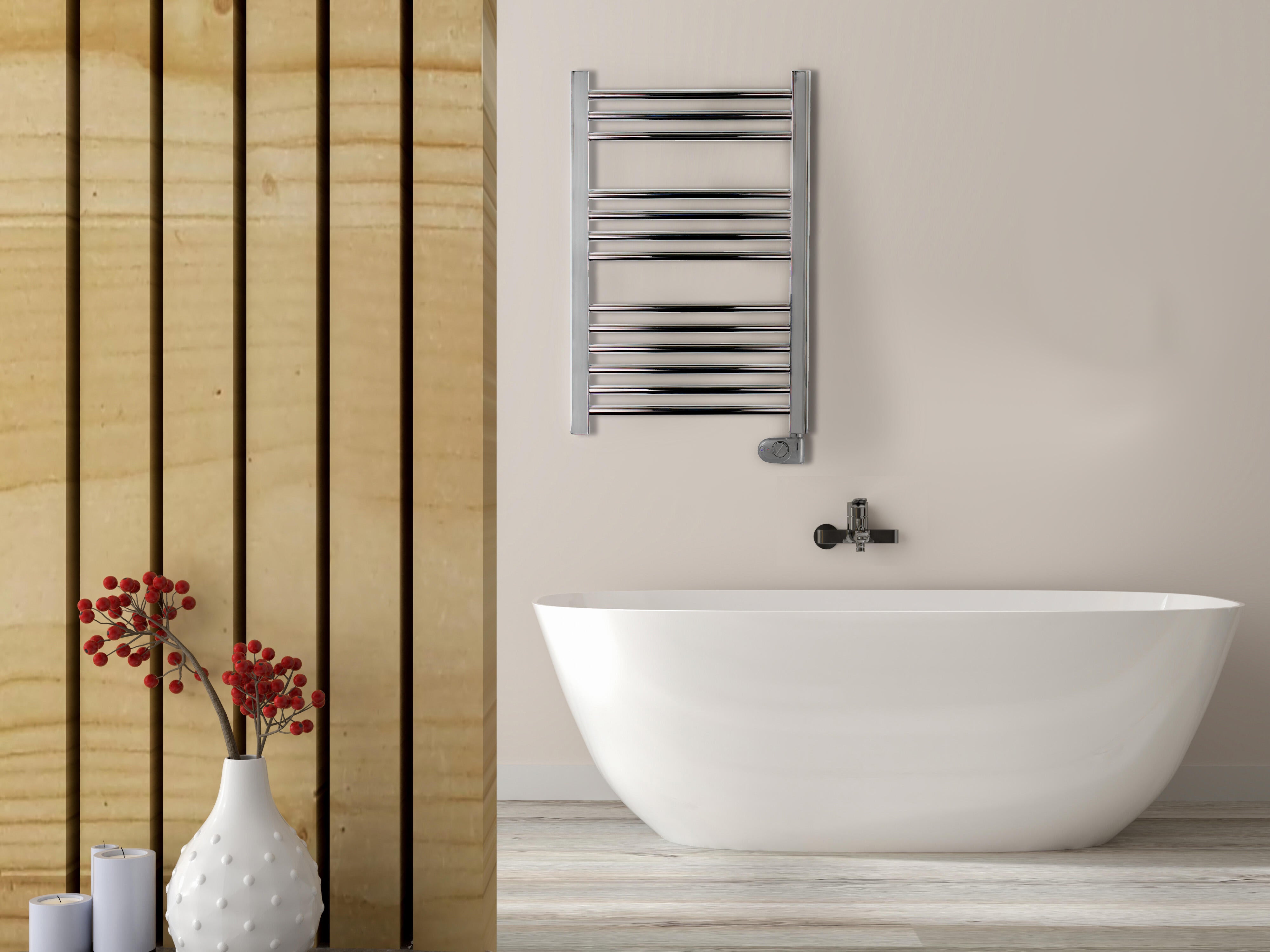 TOALLERO ELECTRICO 300W CROMO - 3