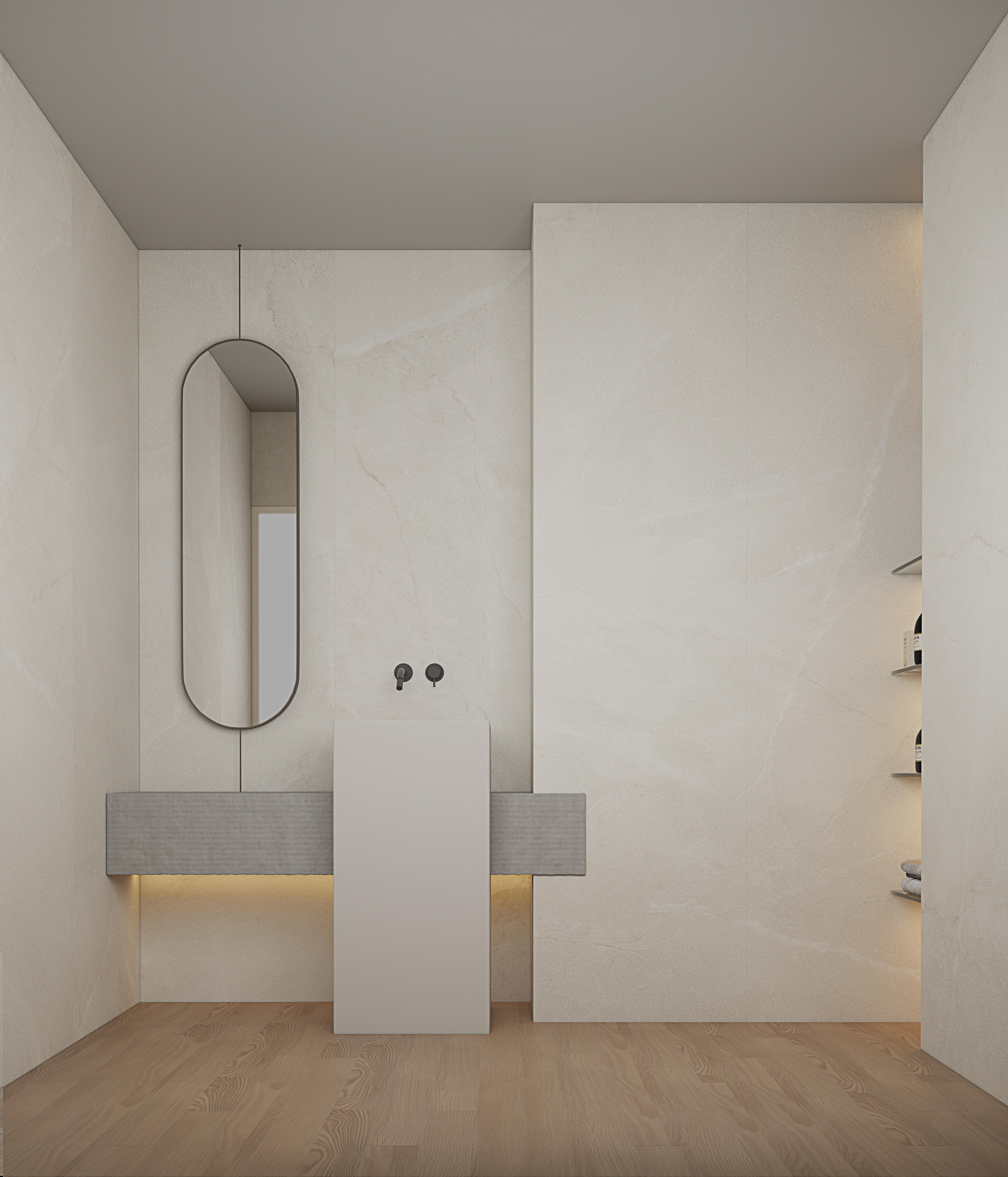 REVESTIMIENTO CSC ACABADO CEMENTO 255X70X0.6 CM  - 4