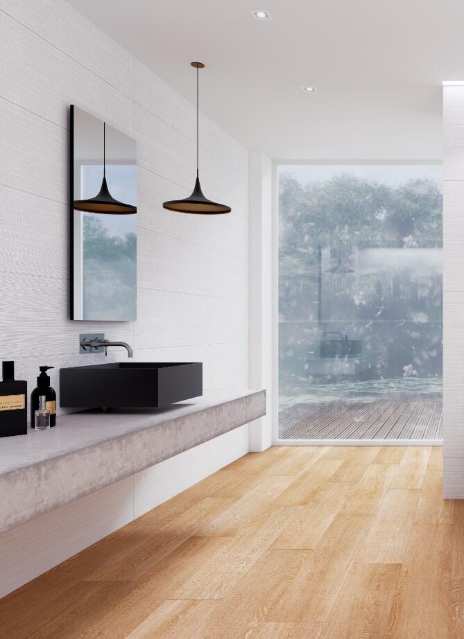 AZULEJO PASTA BLANCA 30X90CM VIENA BLANCO - 4