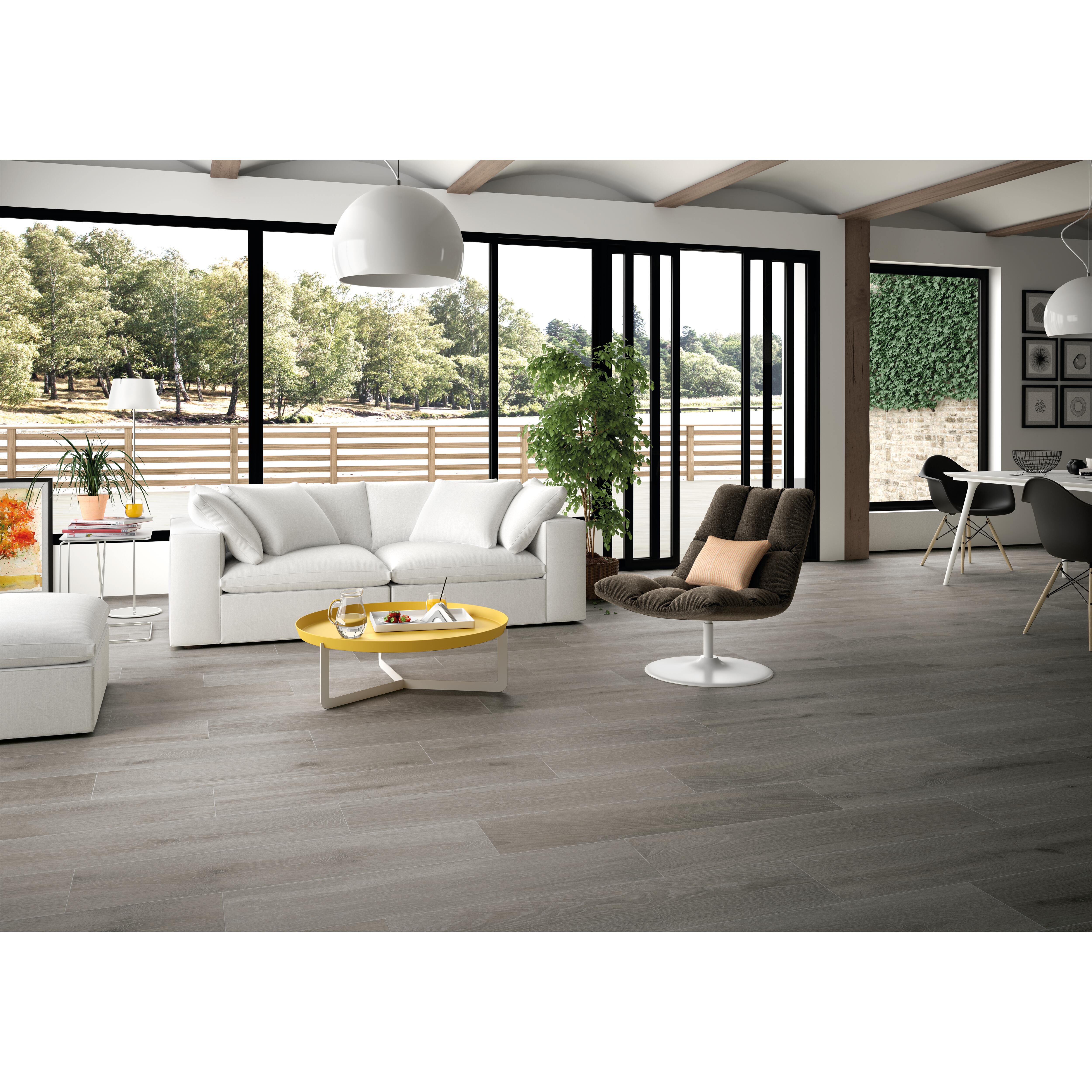 SUELO PORCELÁNICO 22.7X119.5CM TREVILLE ARGENT - 2