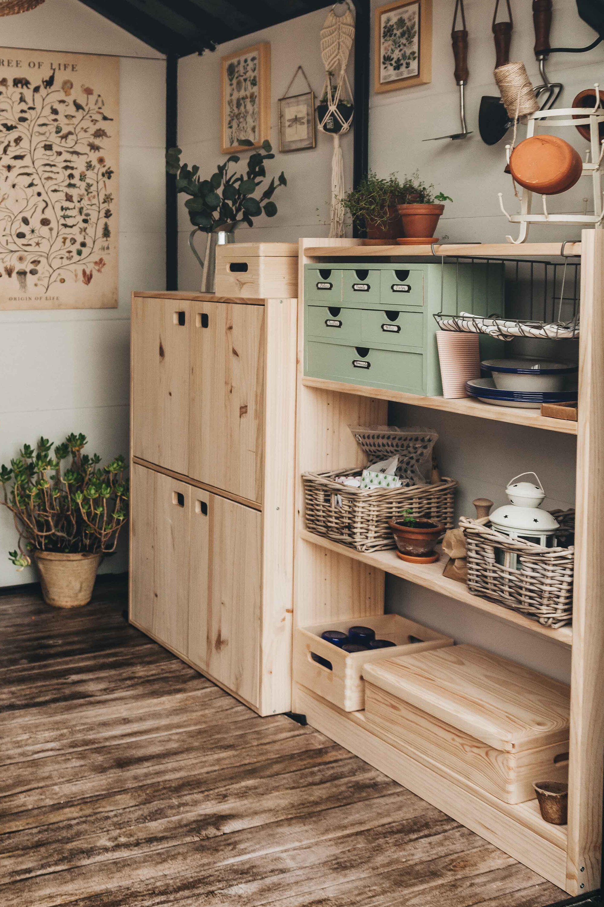 Caixa de madeira CREATIVE 60X40X23CM - 3