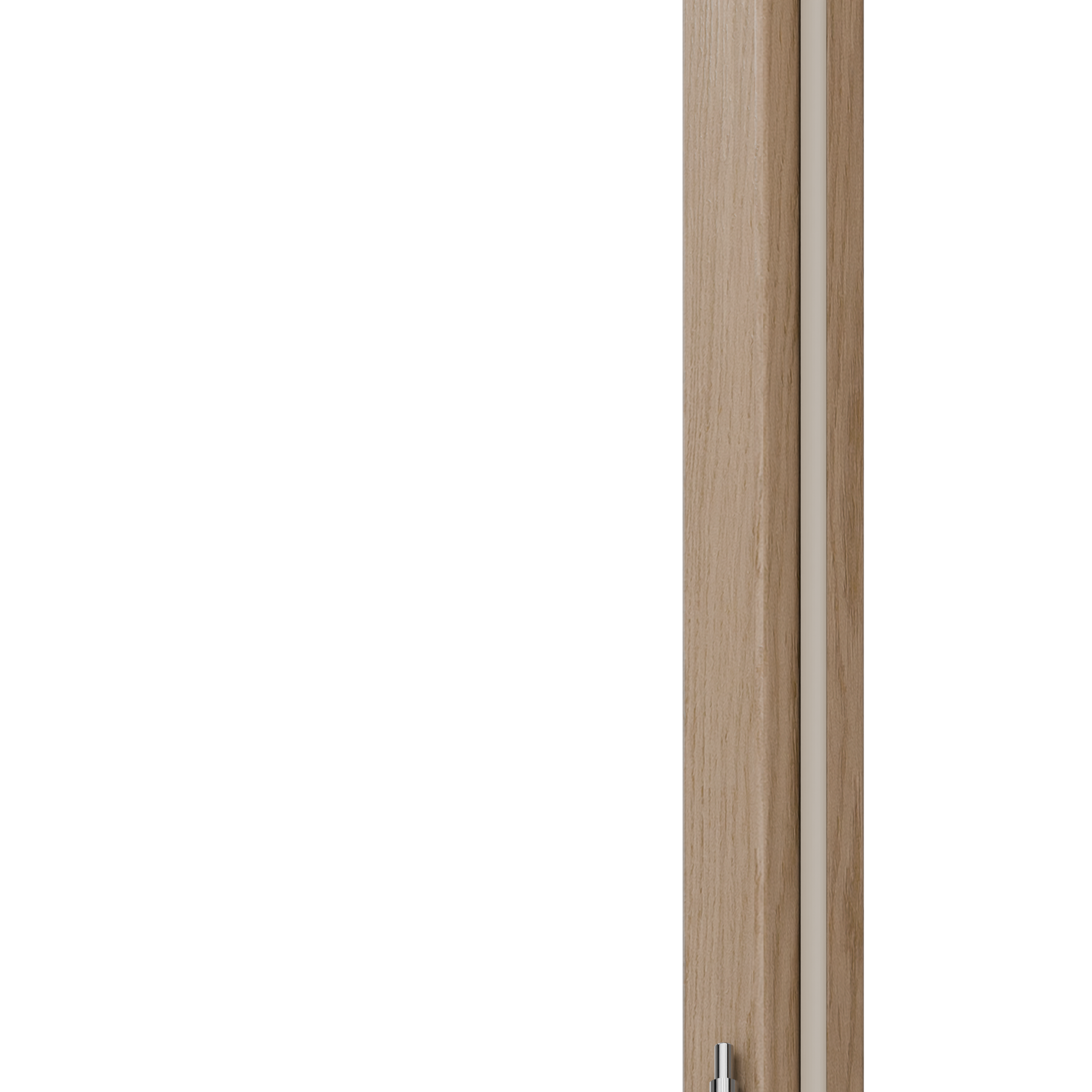 Bloc-porte fin de chantier Rosalie vitré chêne, H.204 x l.83cm, poussant droit - 6