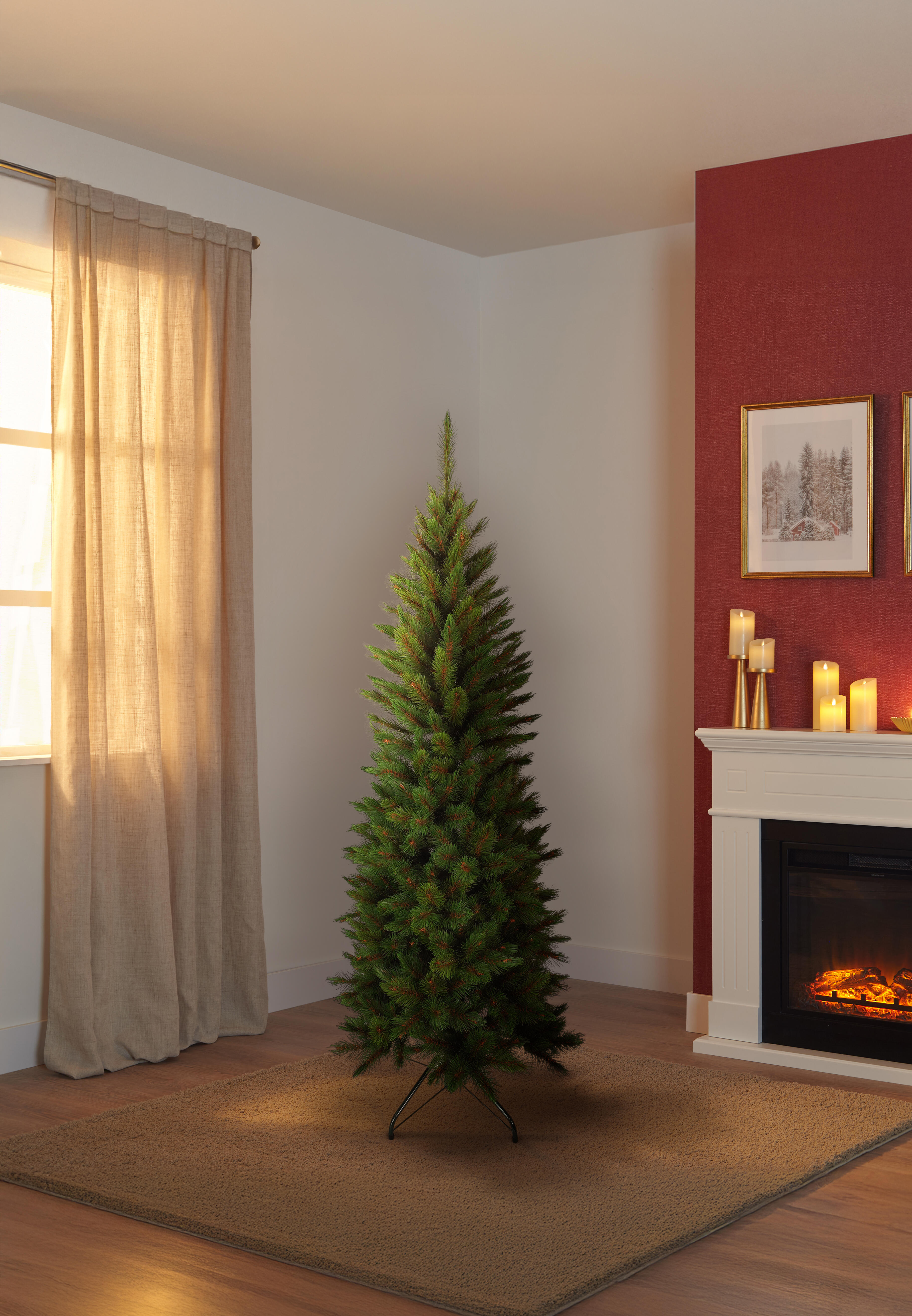 Árbol de navidad jasper slim de 150 cm de alto
