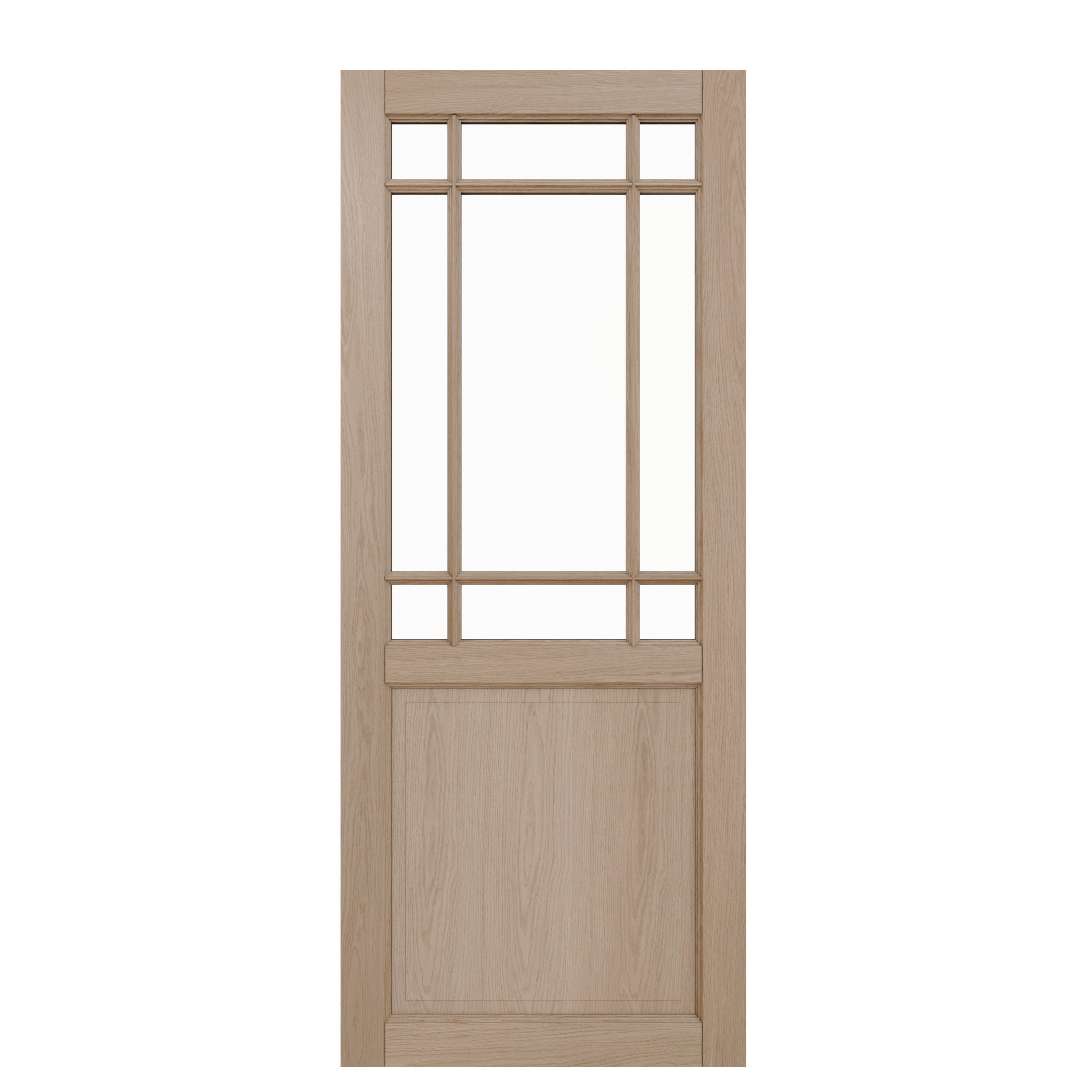 Porte coulissante Rosalie vitrée chêne, H.204 x l.73 cm | Leroy Merlin