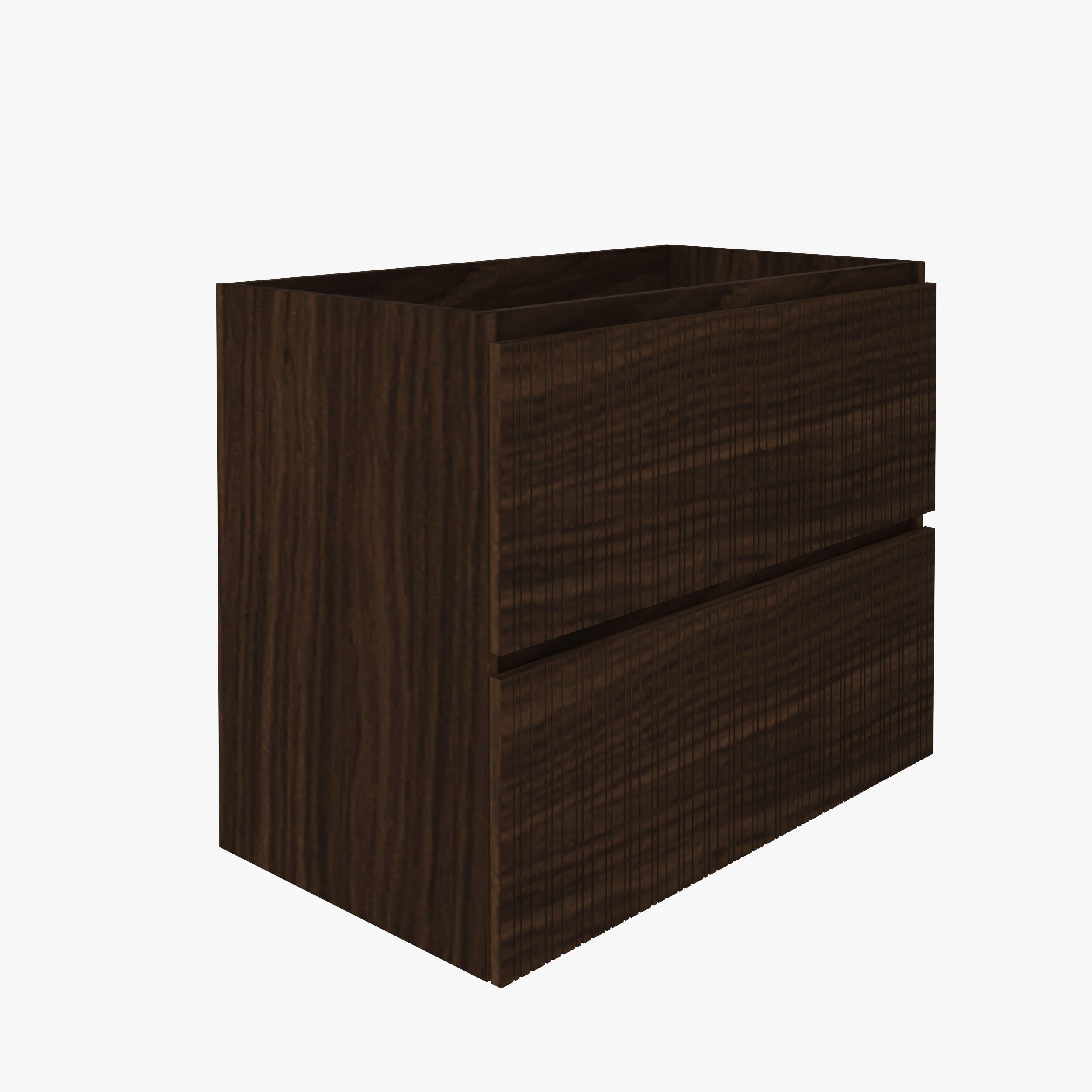 Mueble de baño dinamic marrón 80x46 cm (lavabo no incluido)