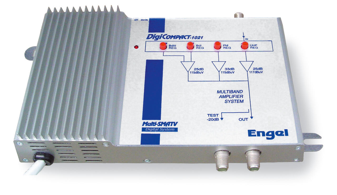 Amplificador de señal central compacta digi 1 entrada 40db/117dbuv