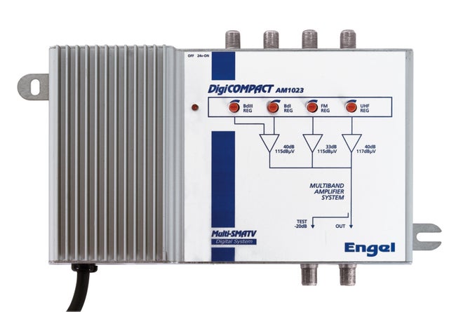 Amplificador multibanda 4 IN/FM 40DB/117DBUV