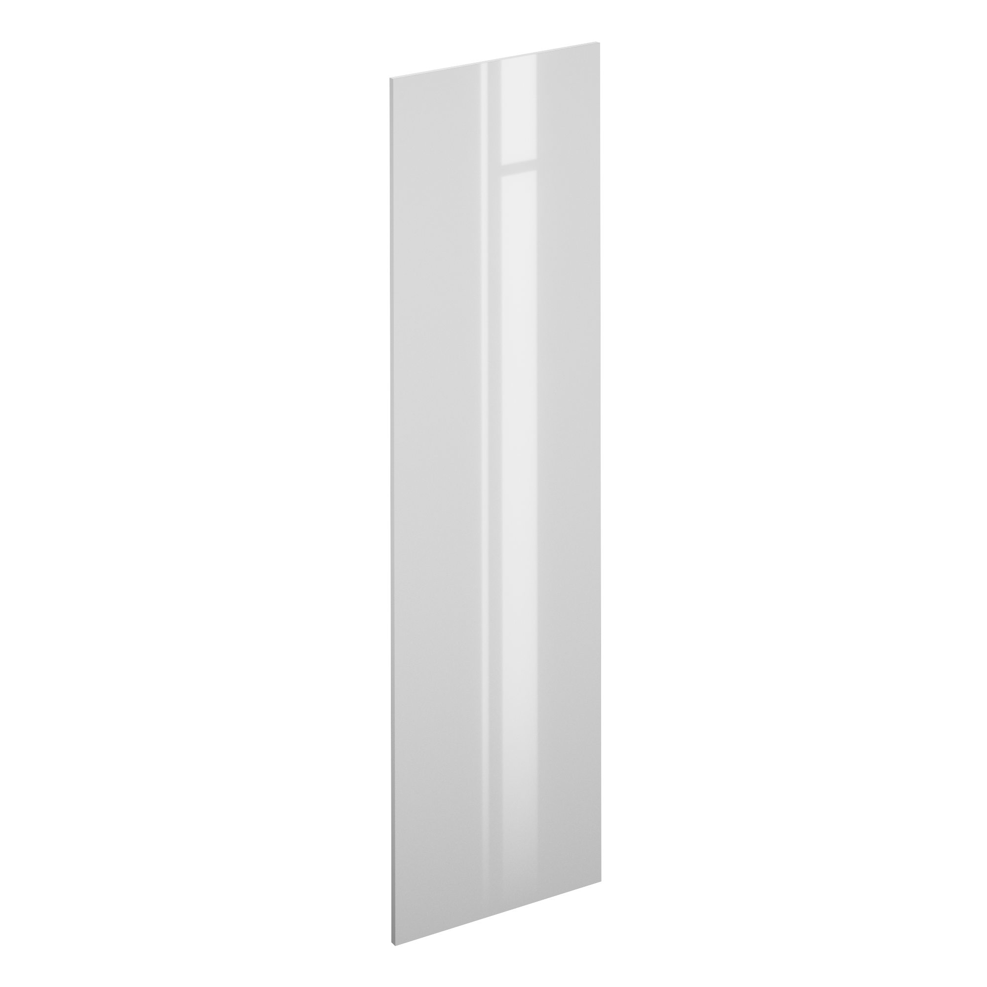 Zaślepka boczna szafki kuchennej lakierowana Tokyo FS60x215 cm szary połysk Delinia iD