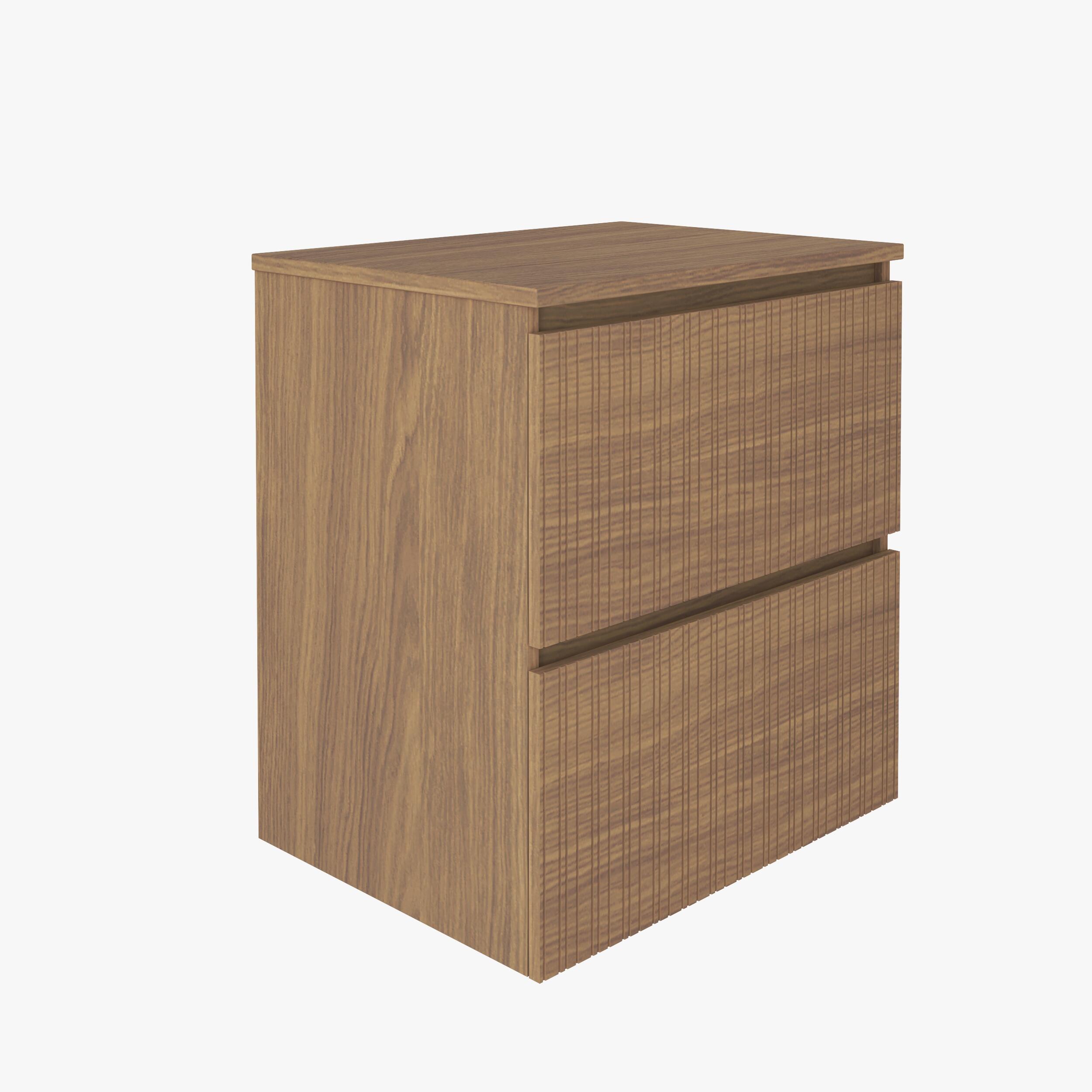 Mueble de baño dinamic top marrón 60x46 cm