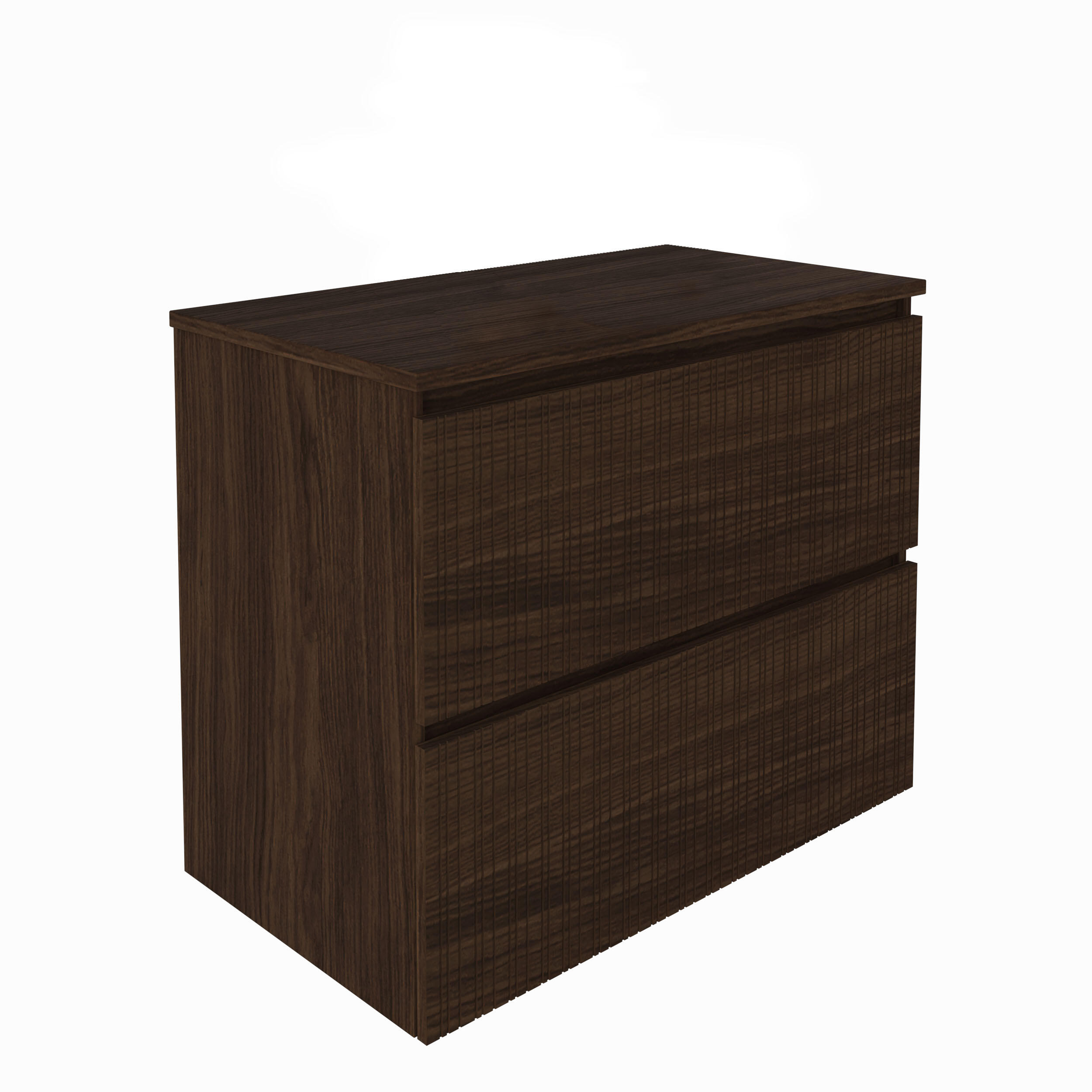 Mueble de baño dinamic top marrón 80x46 cm (lavabo no incluido)