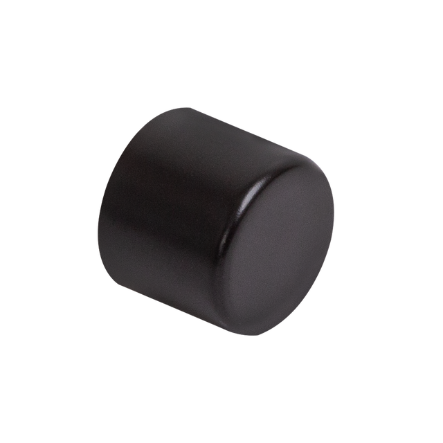 Końcówka do karnisza prosta II czarny mat 19 mm Inspire 2szt.