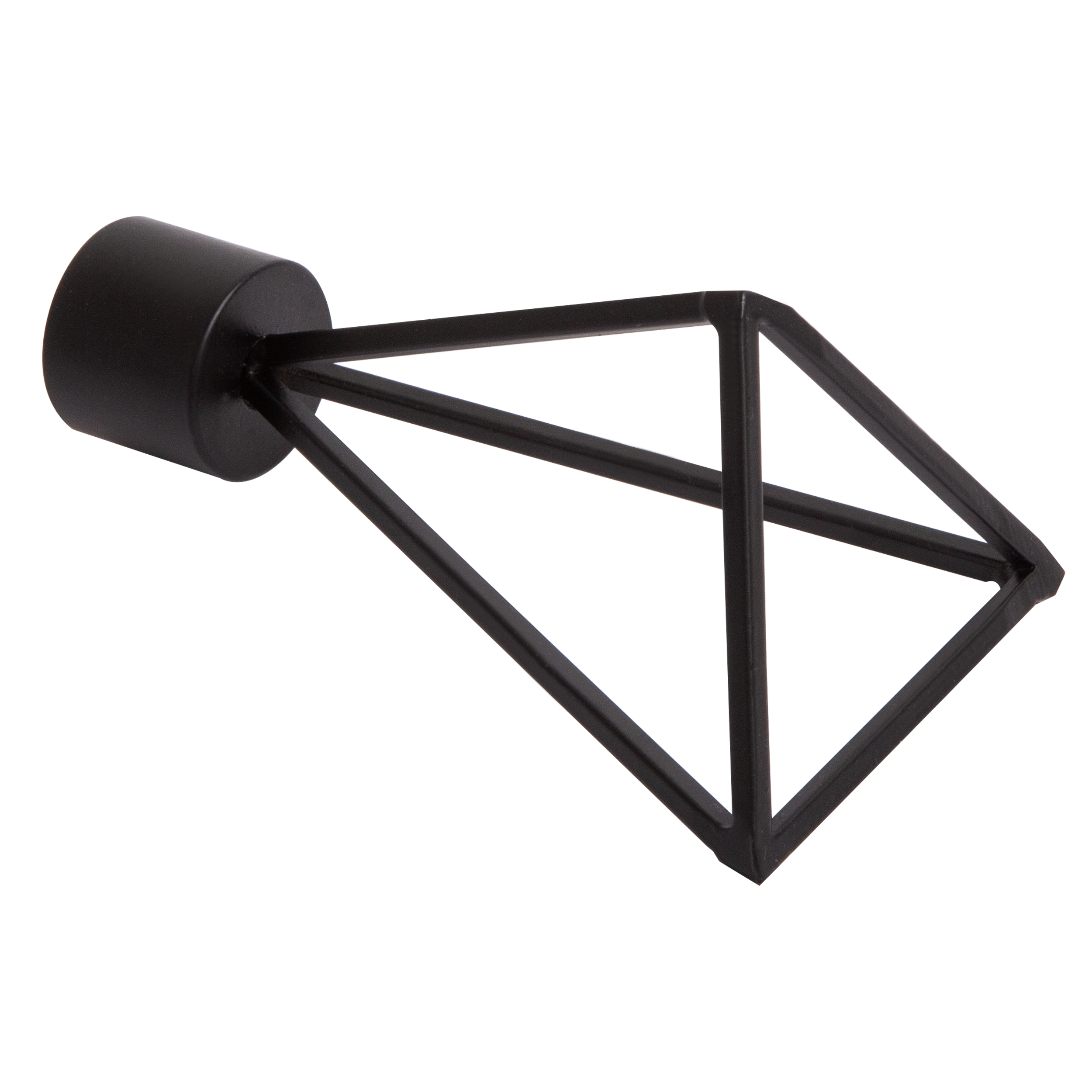 Końcówka do karnisza Sricto czarny mat 19 mm Inspire 2 sztuki