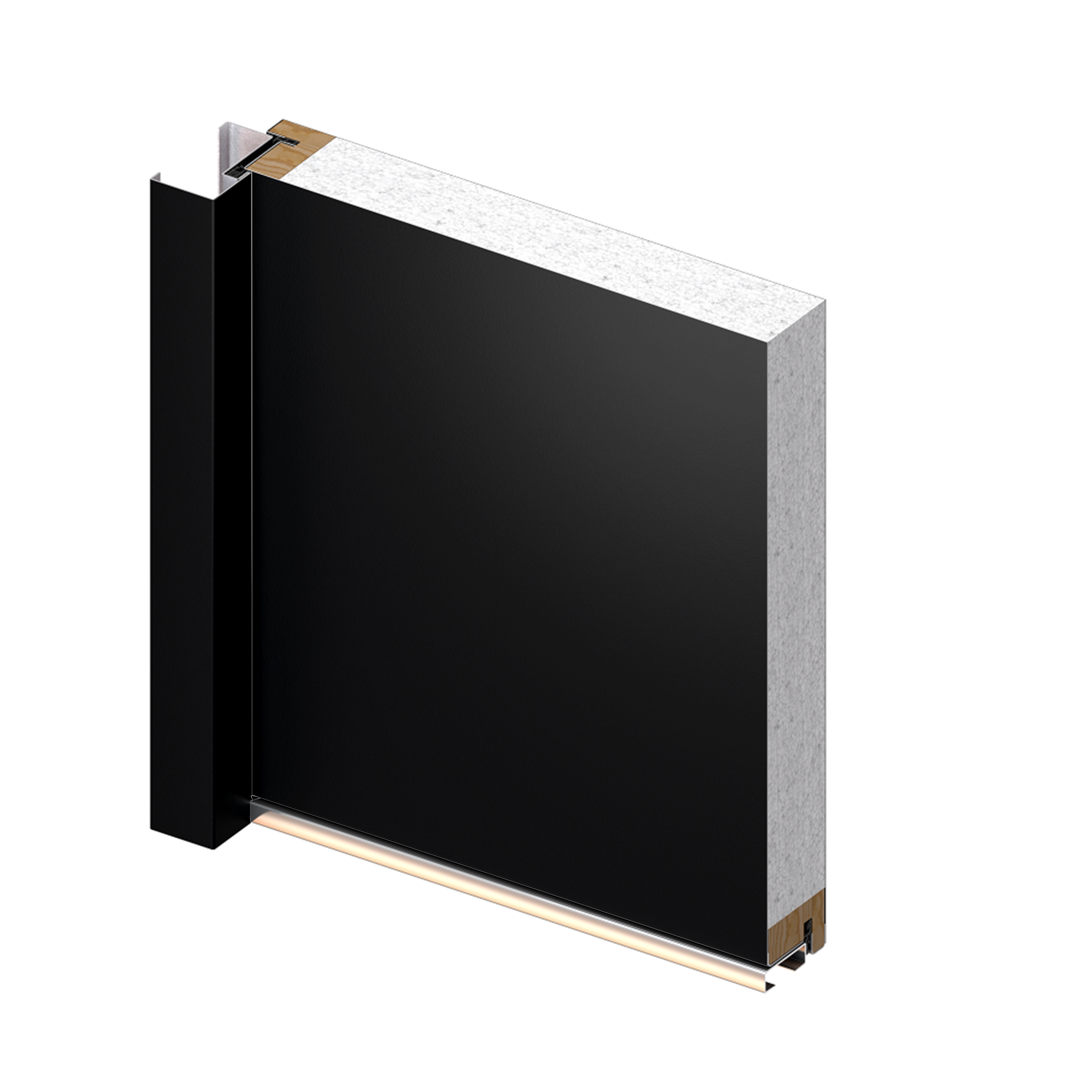 Drzwi zewnętrzne stalowe wejściowe Buena Shadow 68 czarne antracytowe 80 lewe Isoxa - 8